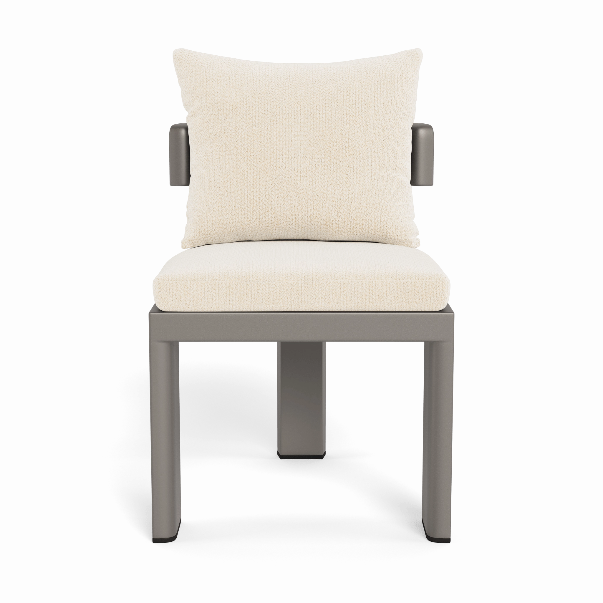 Victoria Aluminum Armless Dining Chair