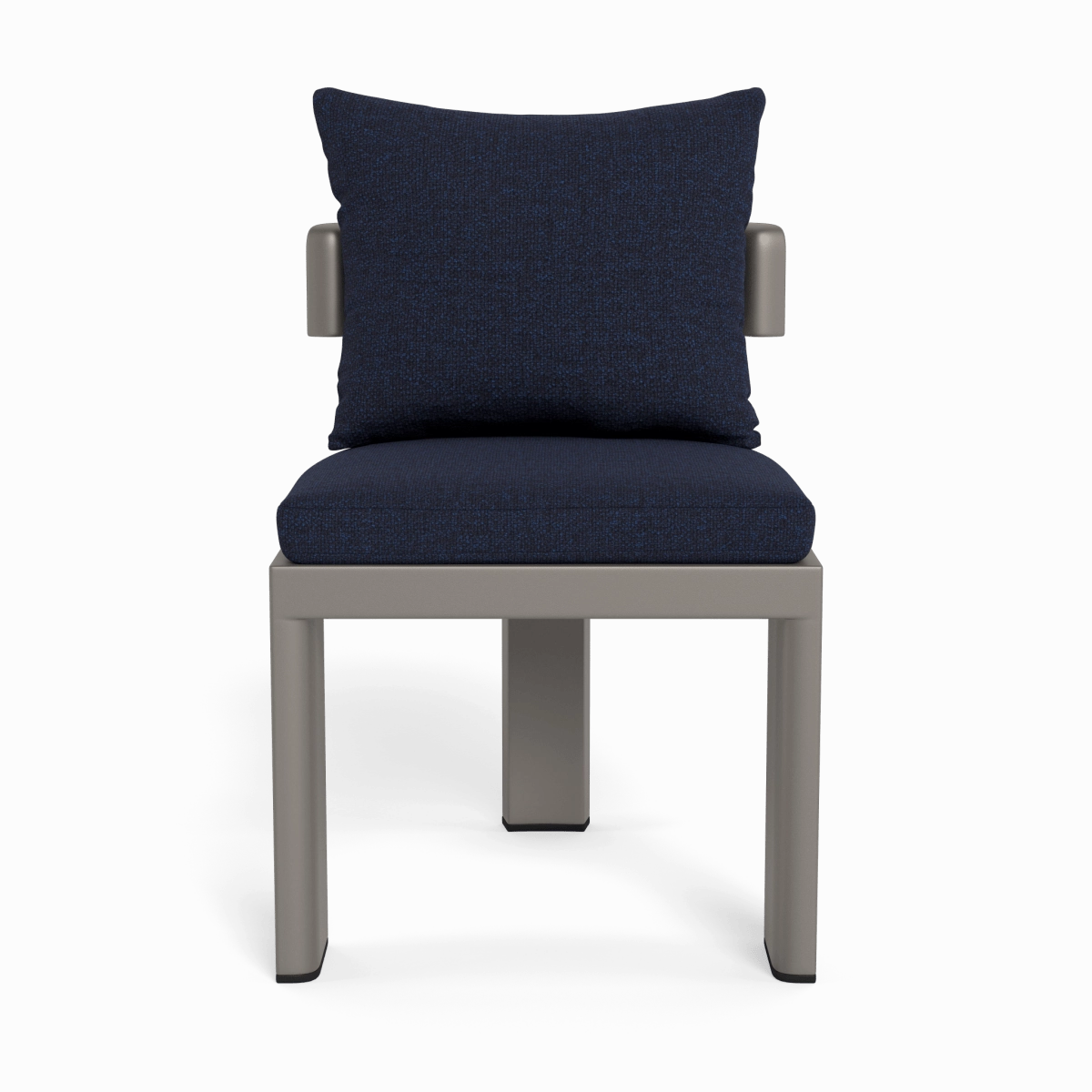 Victoria Aluminum Armless Dining Chair