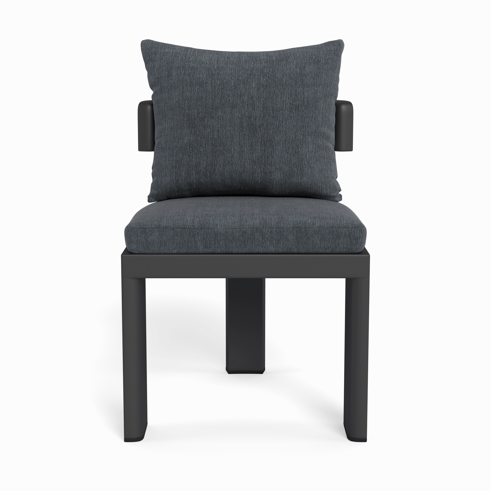 Victoria Aluminum Armless Dining Chair