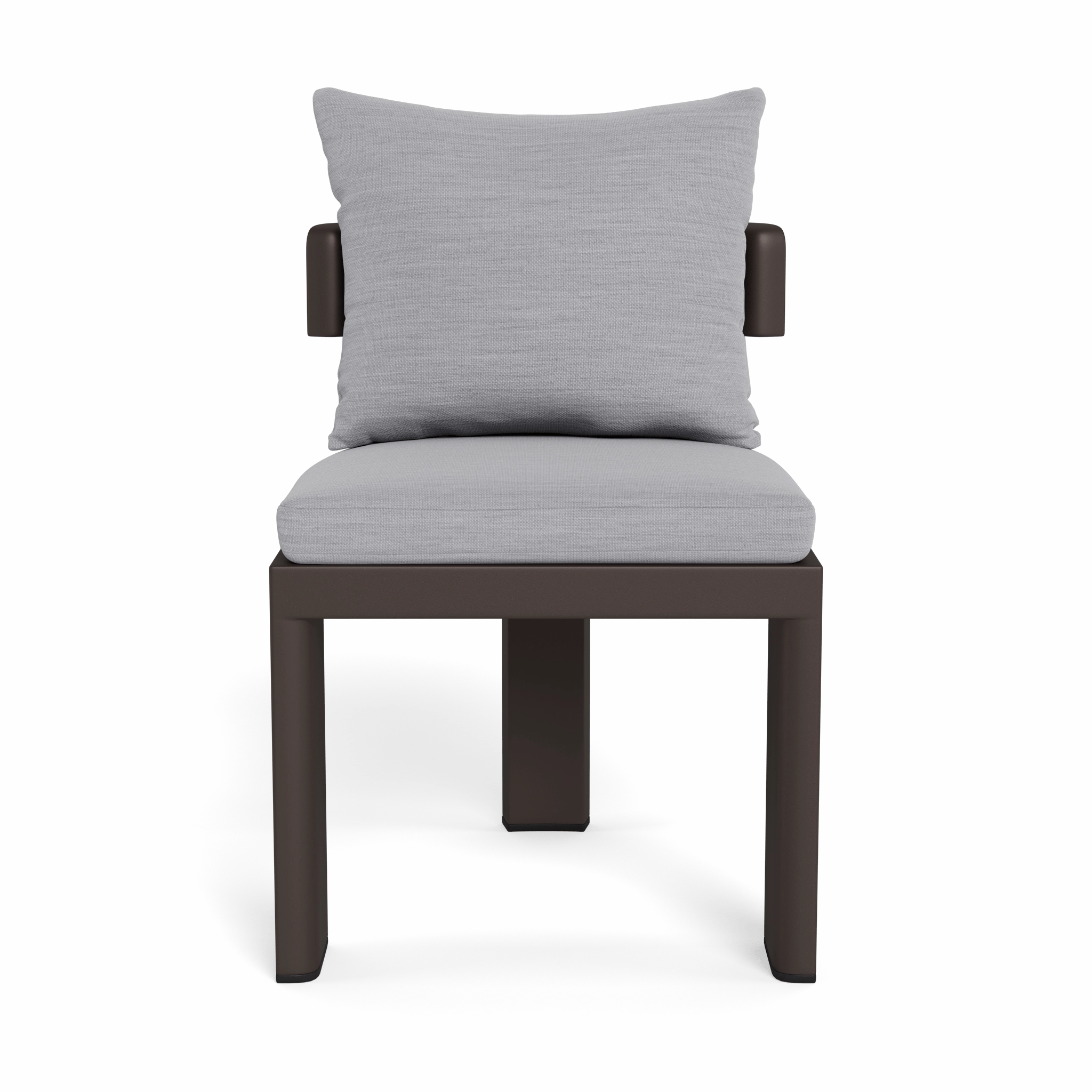 Victoria Aluminum Armless Dining Chair