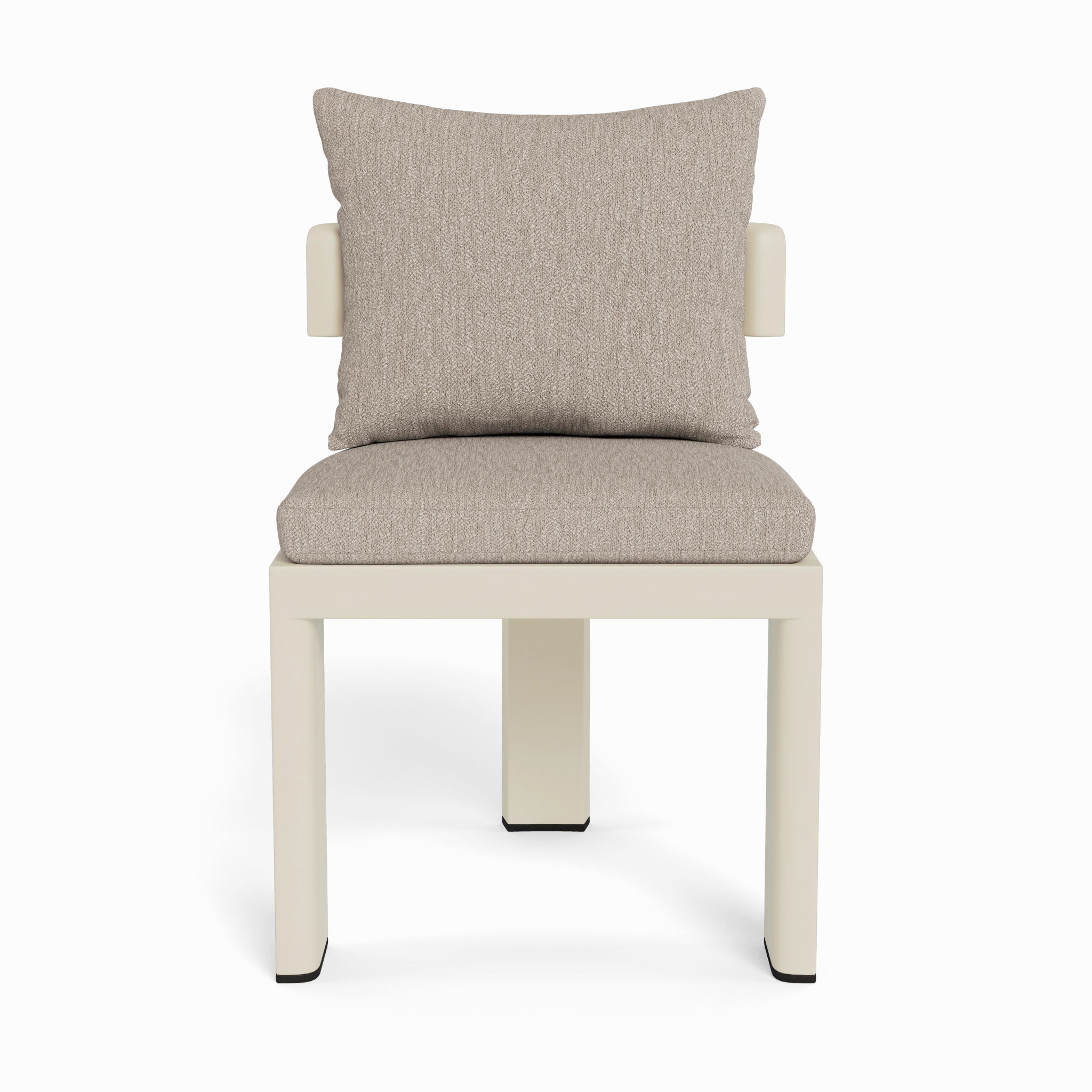 Victoria Aluminum Armless Dining Chair