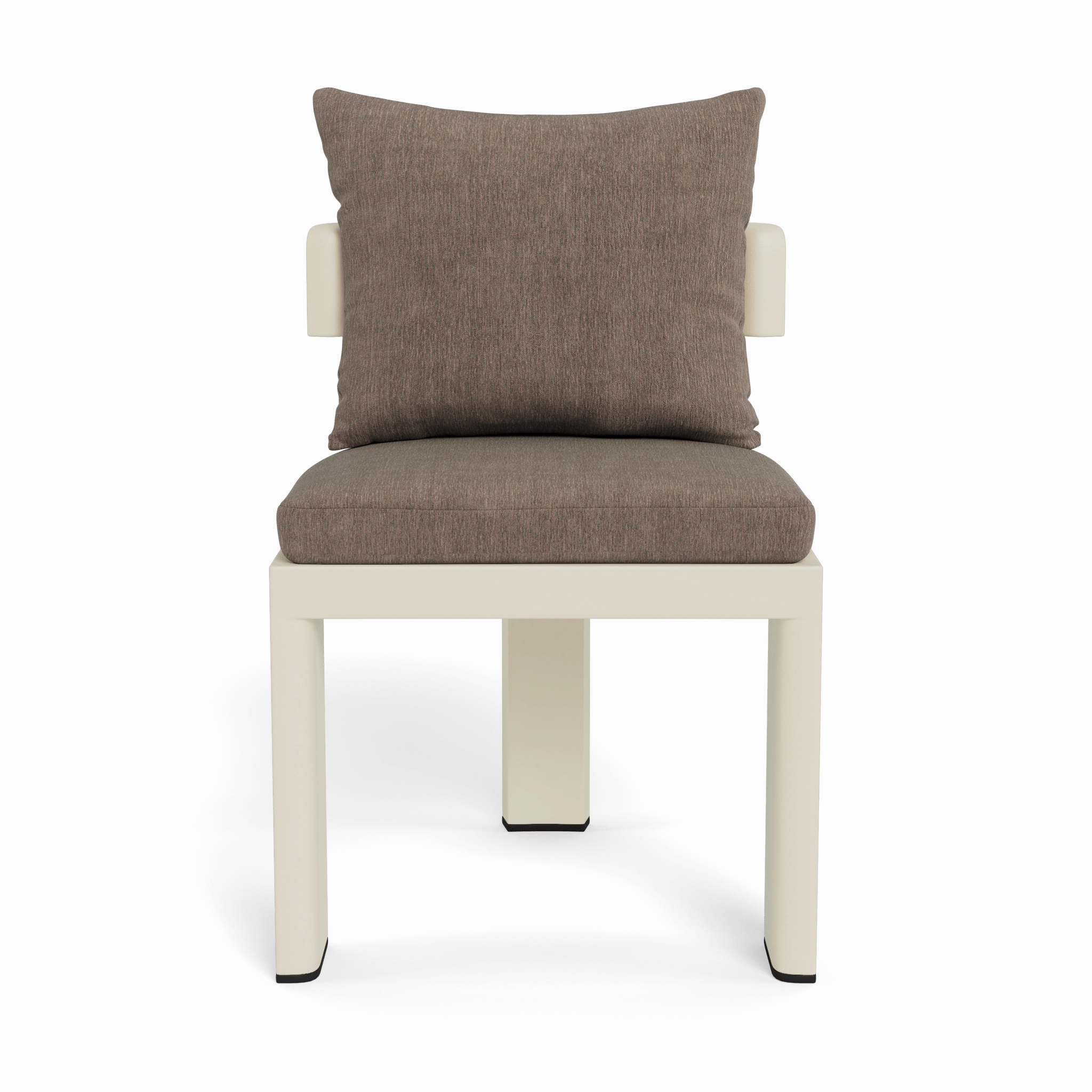 Victoria Aluminum Armless Dining Chair