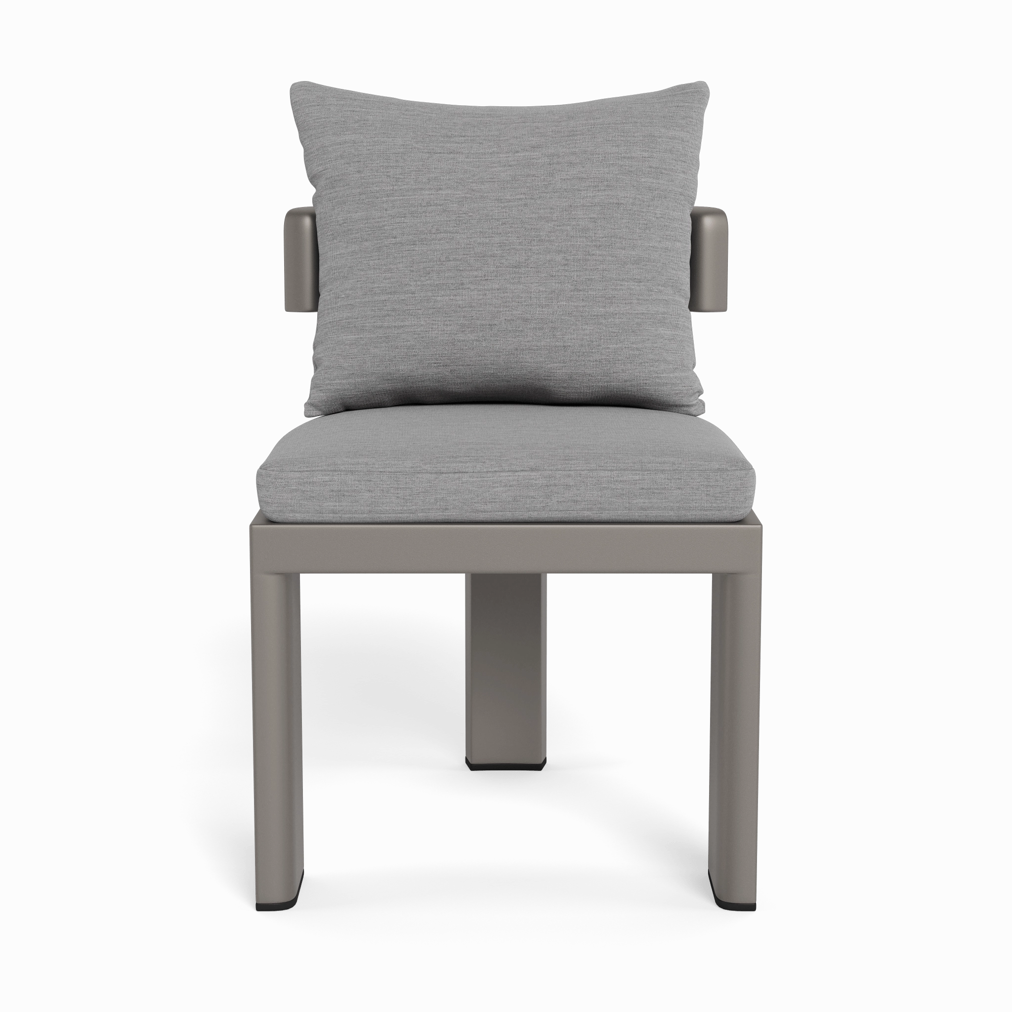 Victoria Aluminum Armless Dining Chair