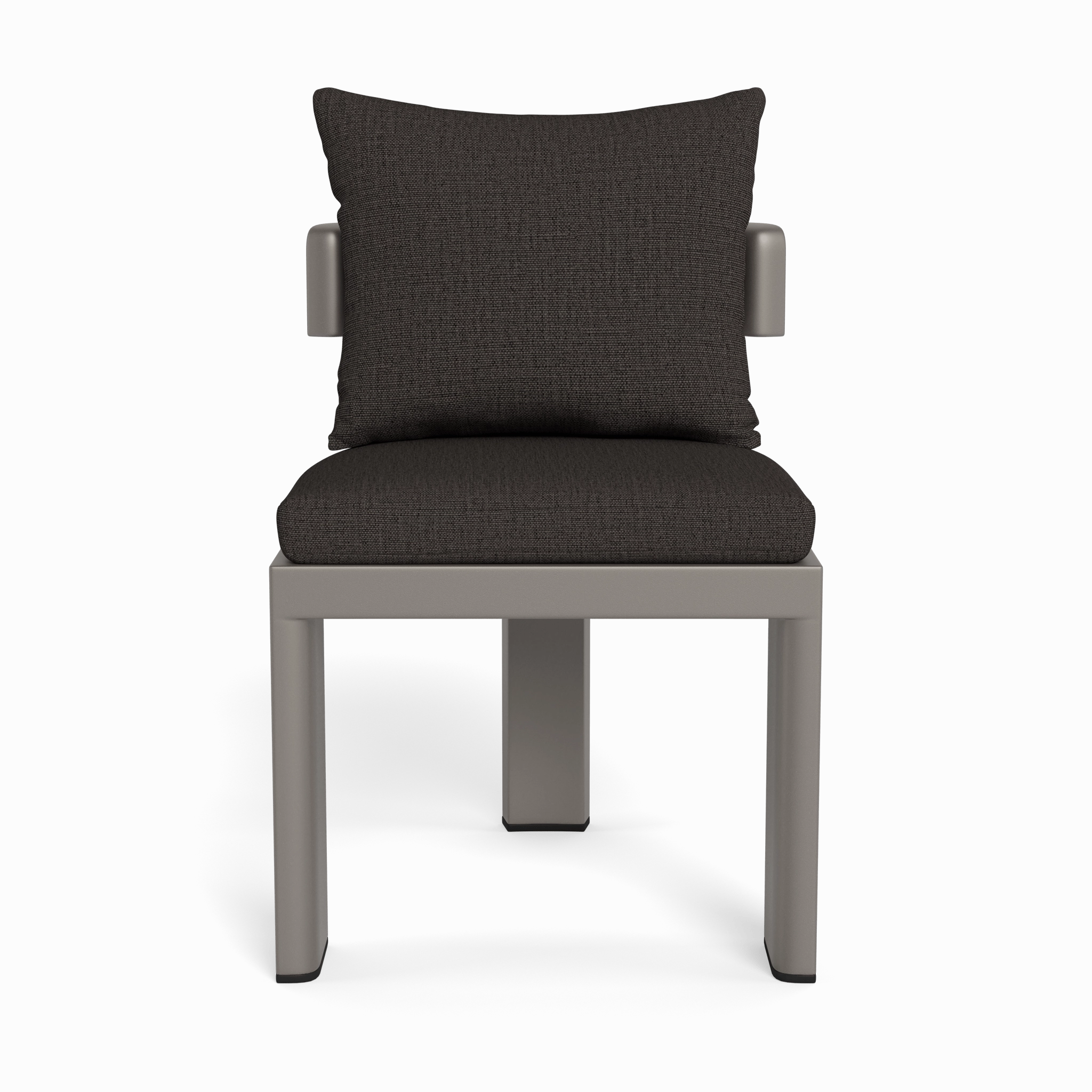 Victoria Aluminum Armless Dining Chair