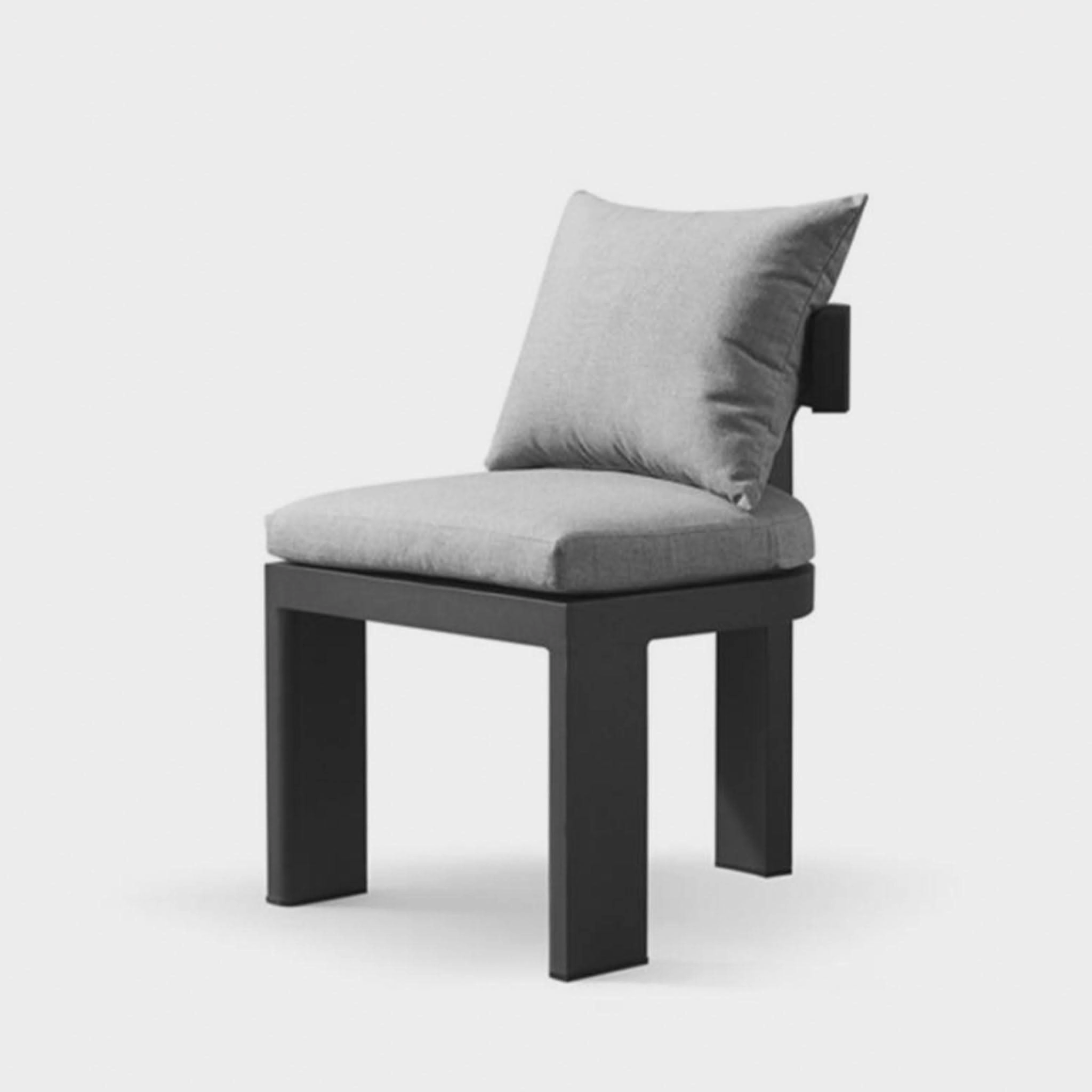 Victoria Aluminum Armless Dining Chair