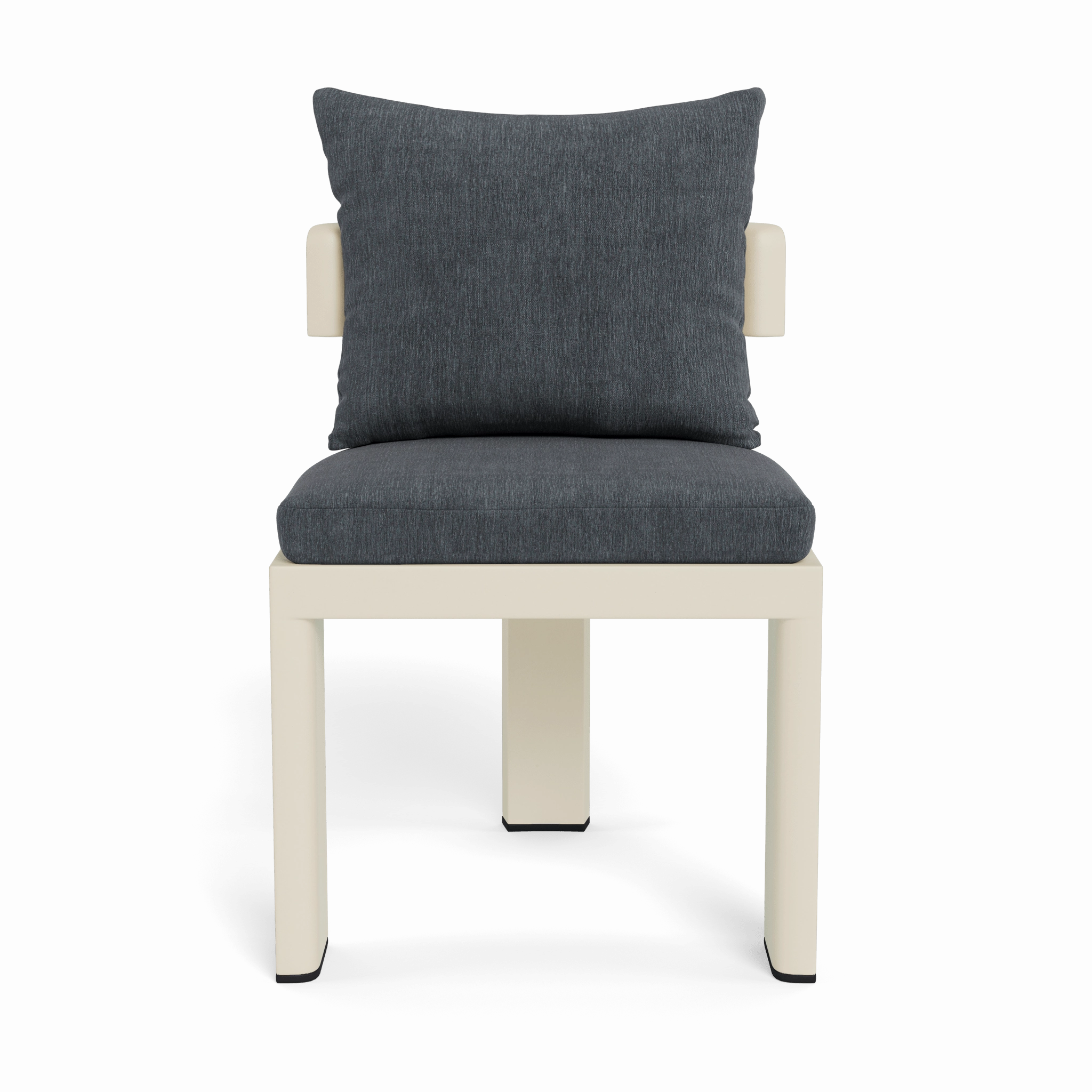Victoria Aluminum Armless Dining Chair