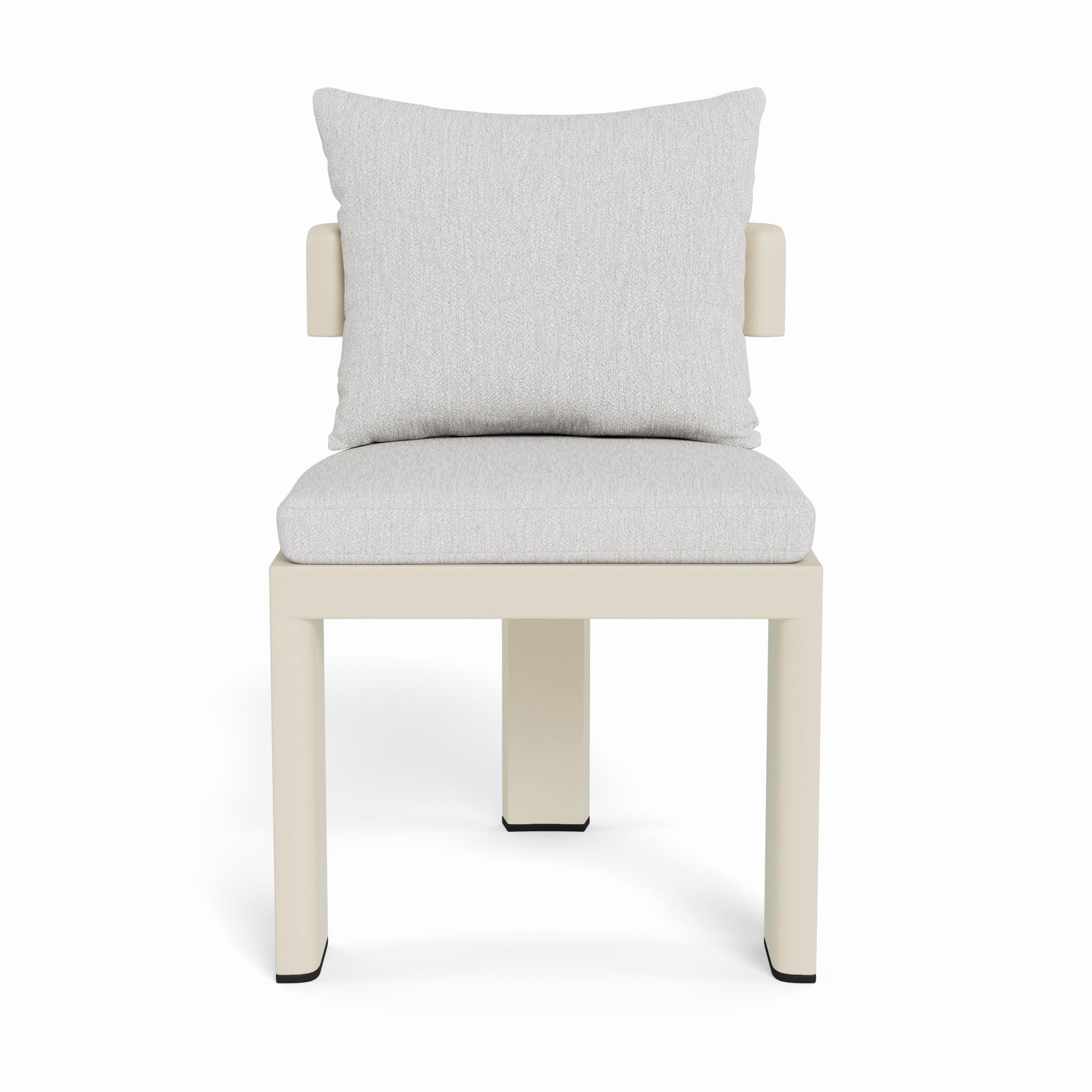 Victoria Aluminum Armless Dining Chair