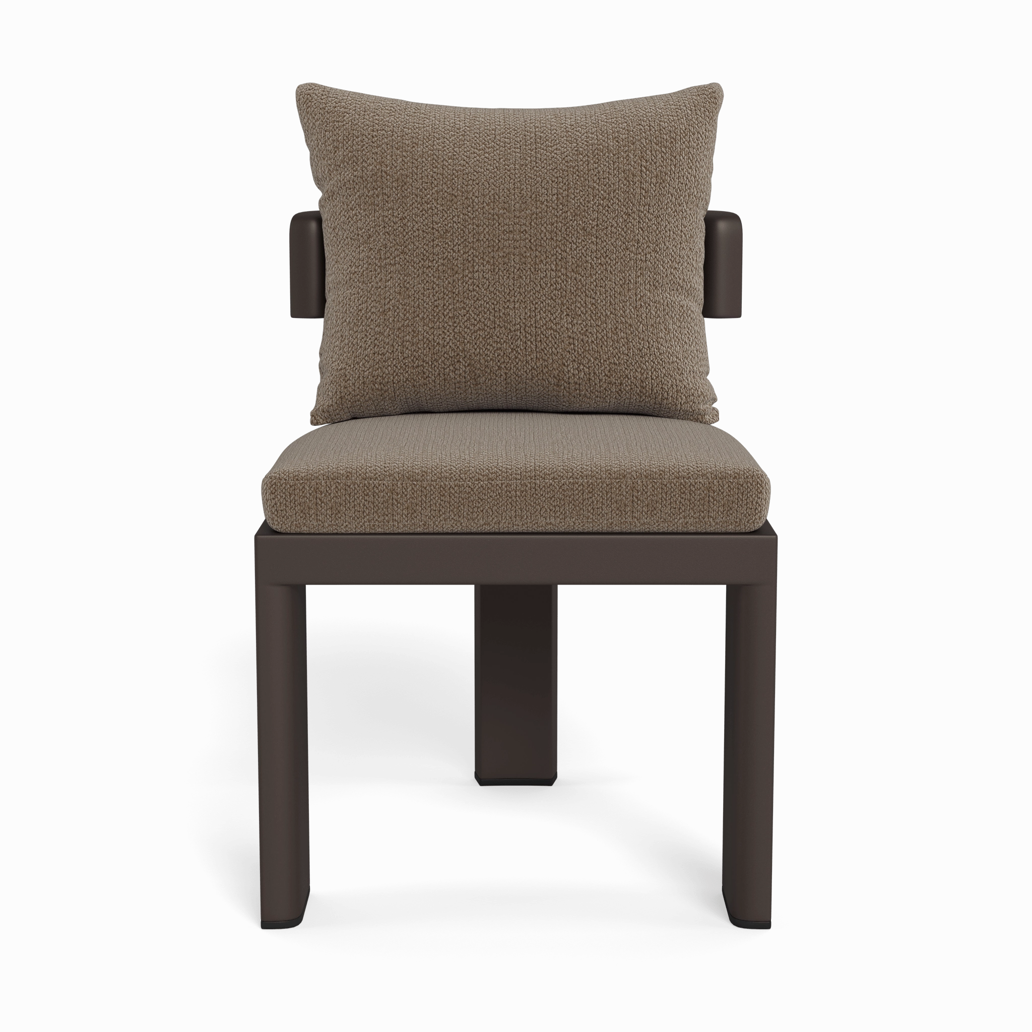 Victoria Aluminum Armless Dining Chair