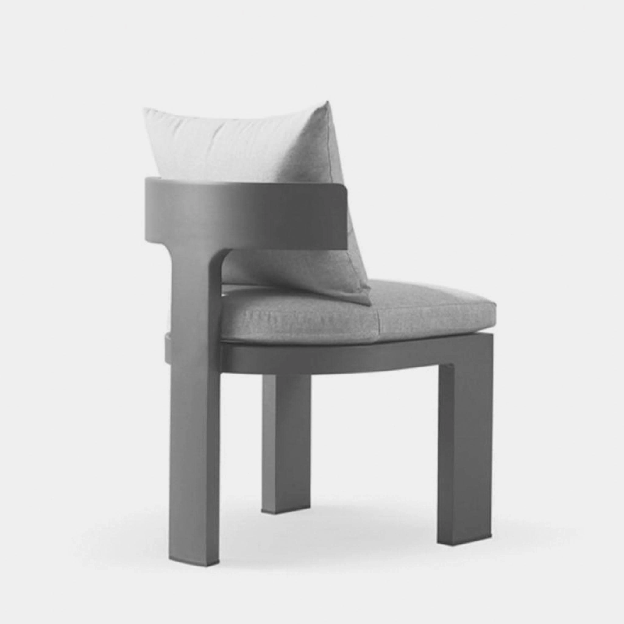 Victoria Aluminum Armless Dining Chair
