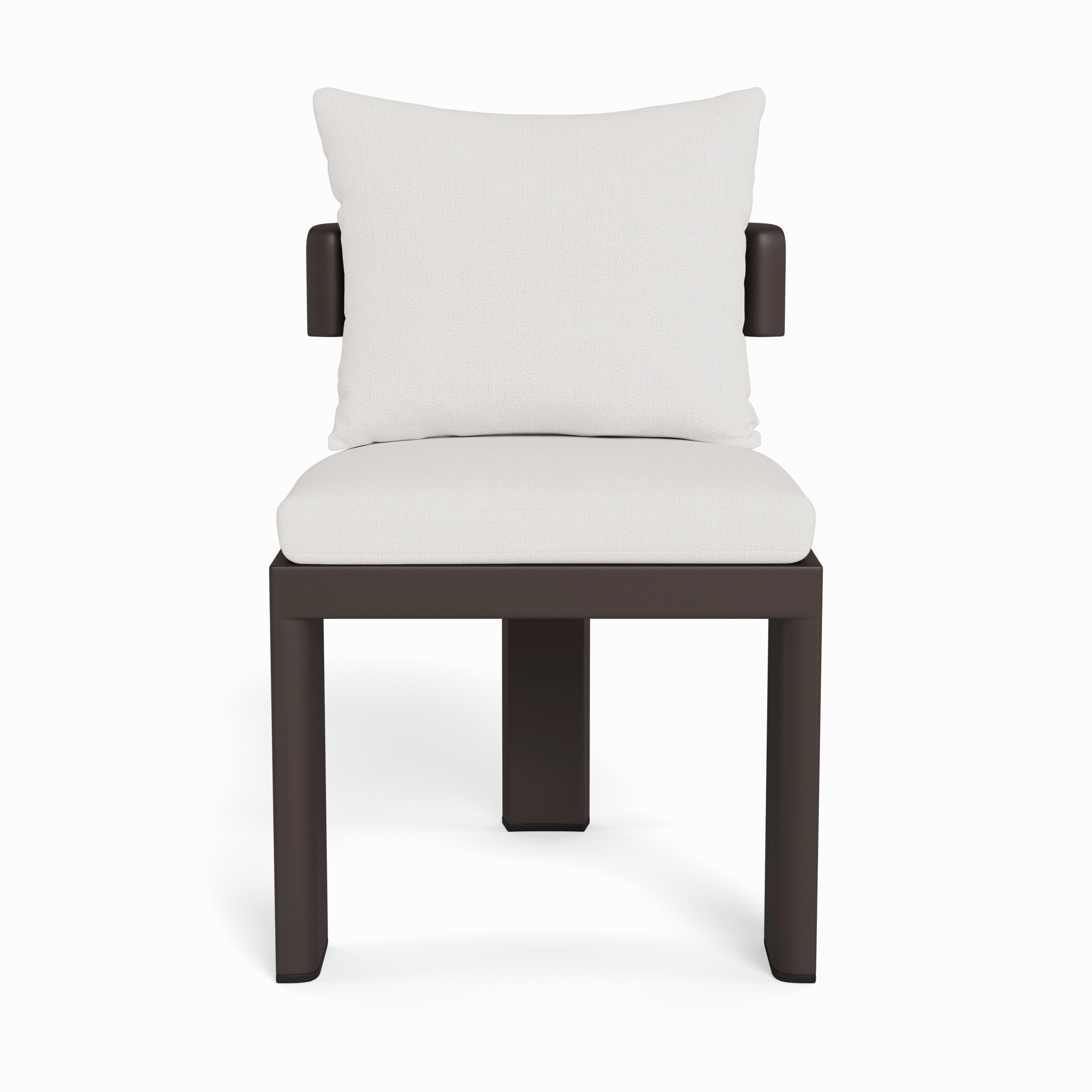 Victoria Aluminum Armless Dining Chair
