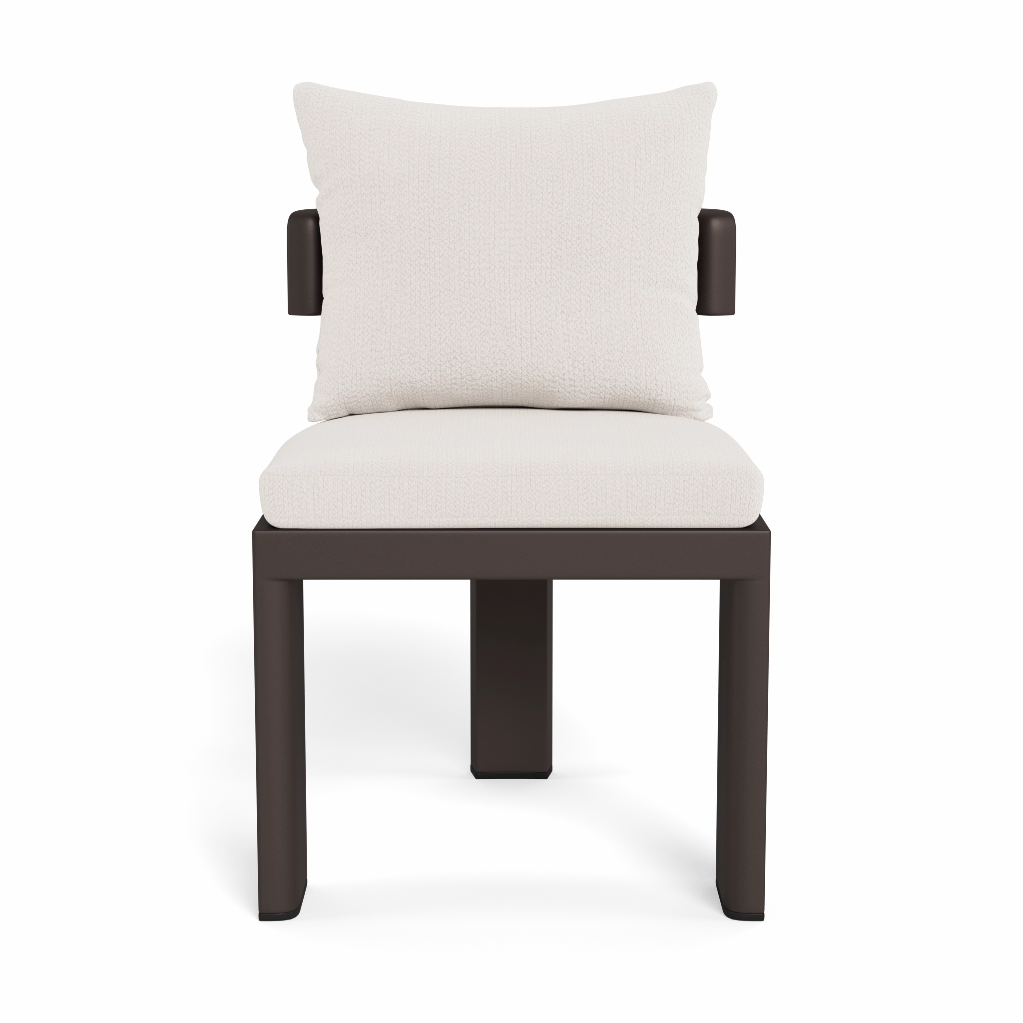 Victoria Aluminum Armless Dining Chair
