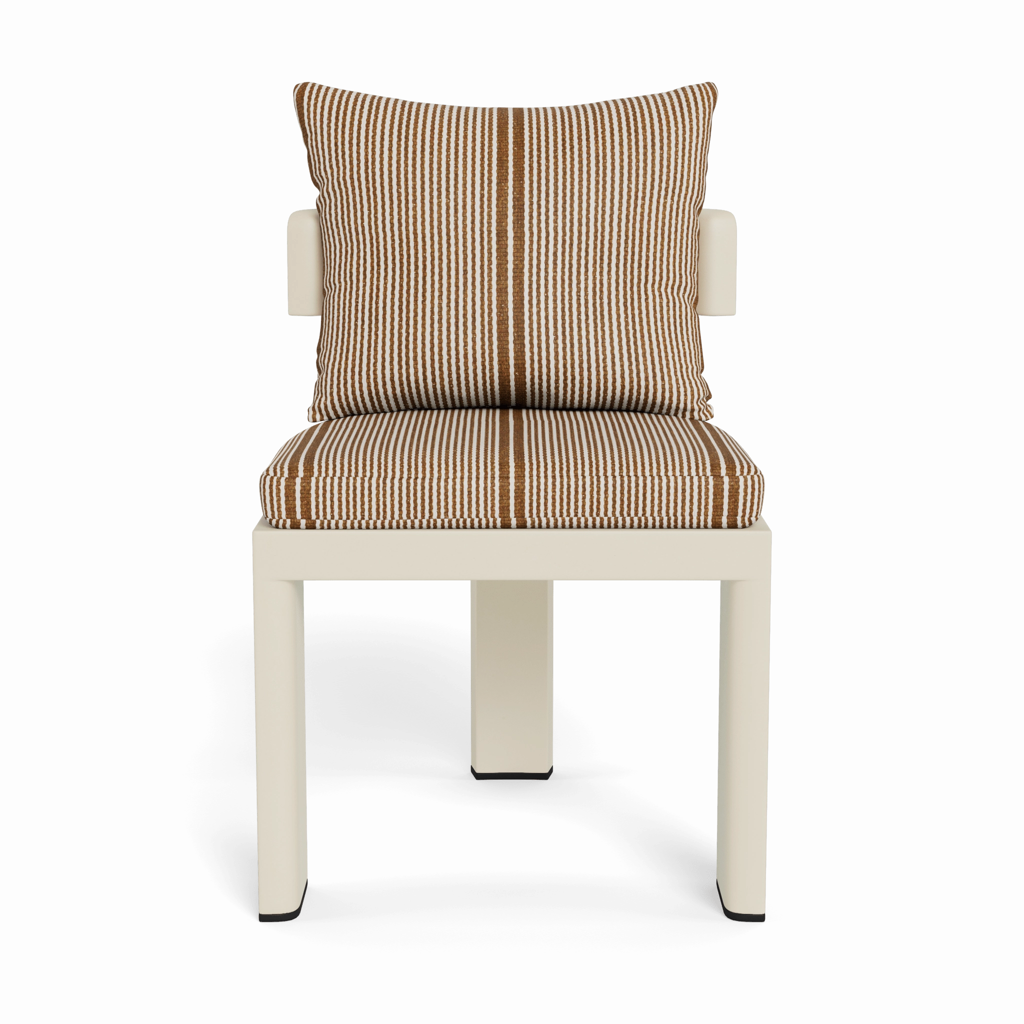 Victoria Aluminum Armless Dining Chair