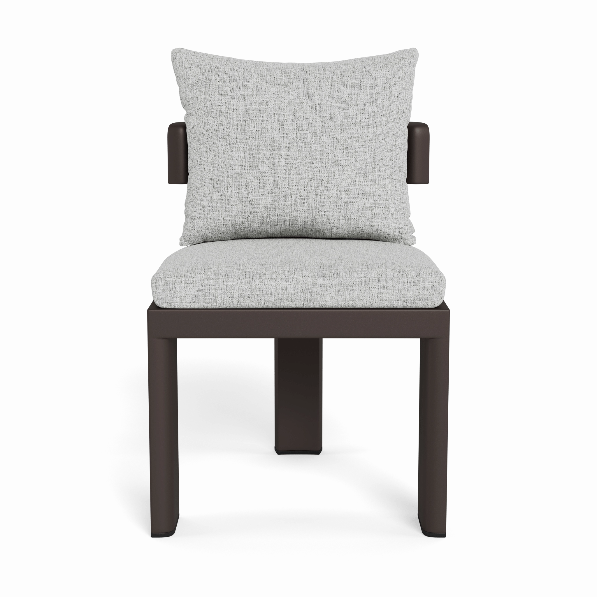 Victoria Aluminum Armless Dining Chair