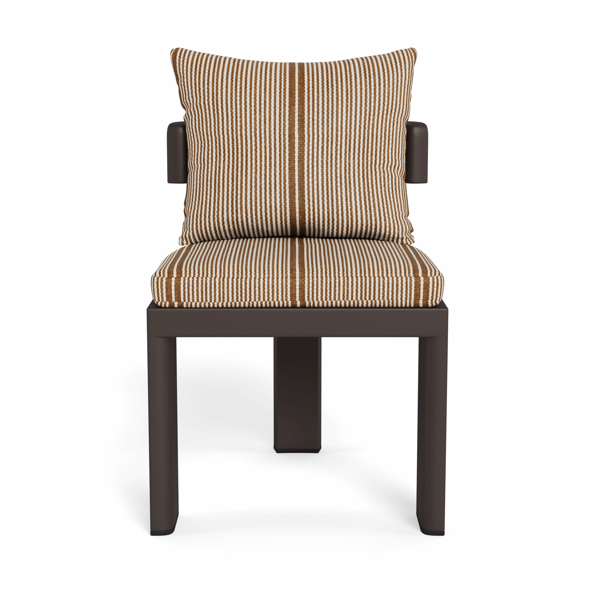 Victoria Aluminum Armless Dining Chair