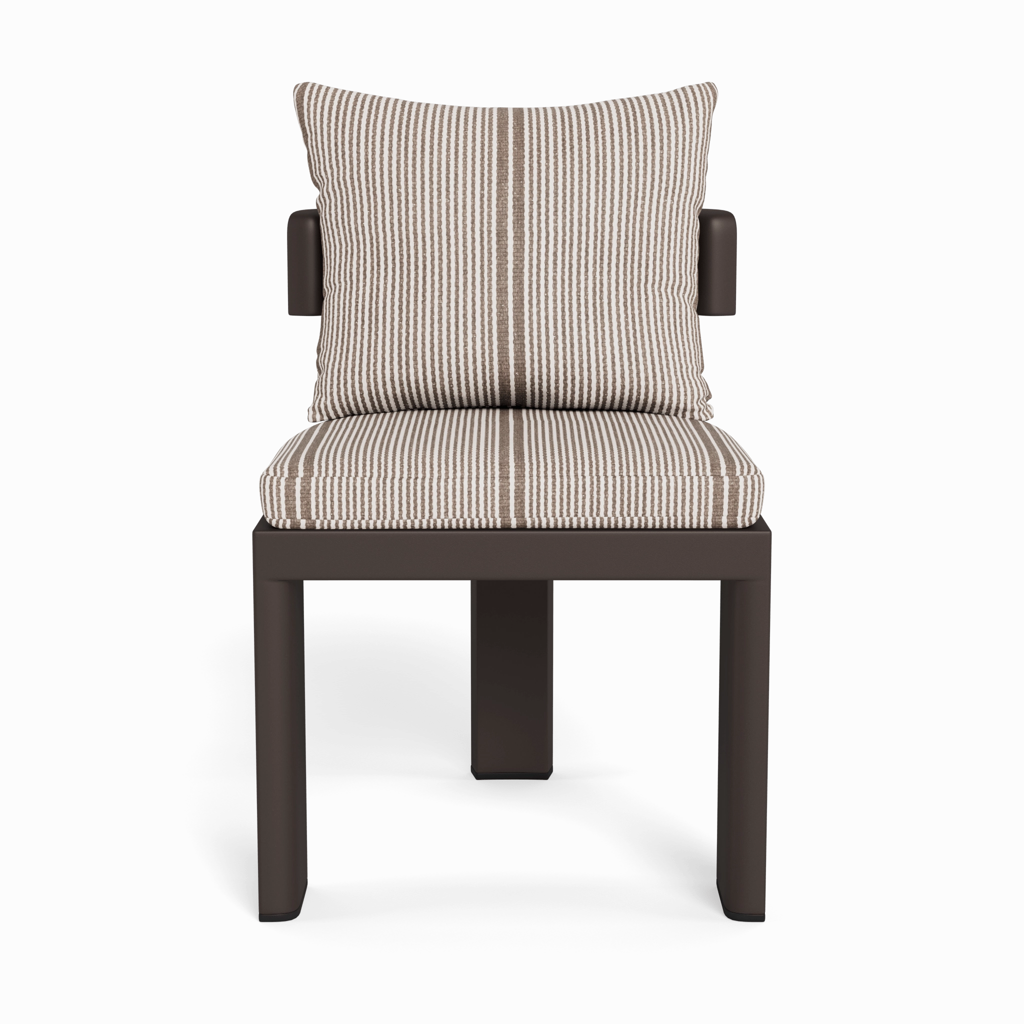 Victoria Aluminum Armless Dining Chair