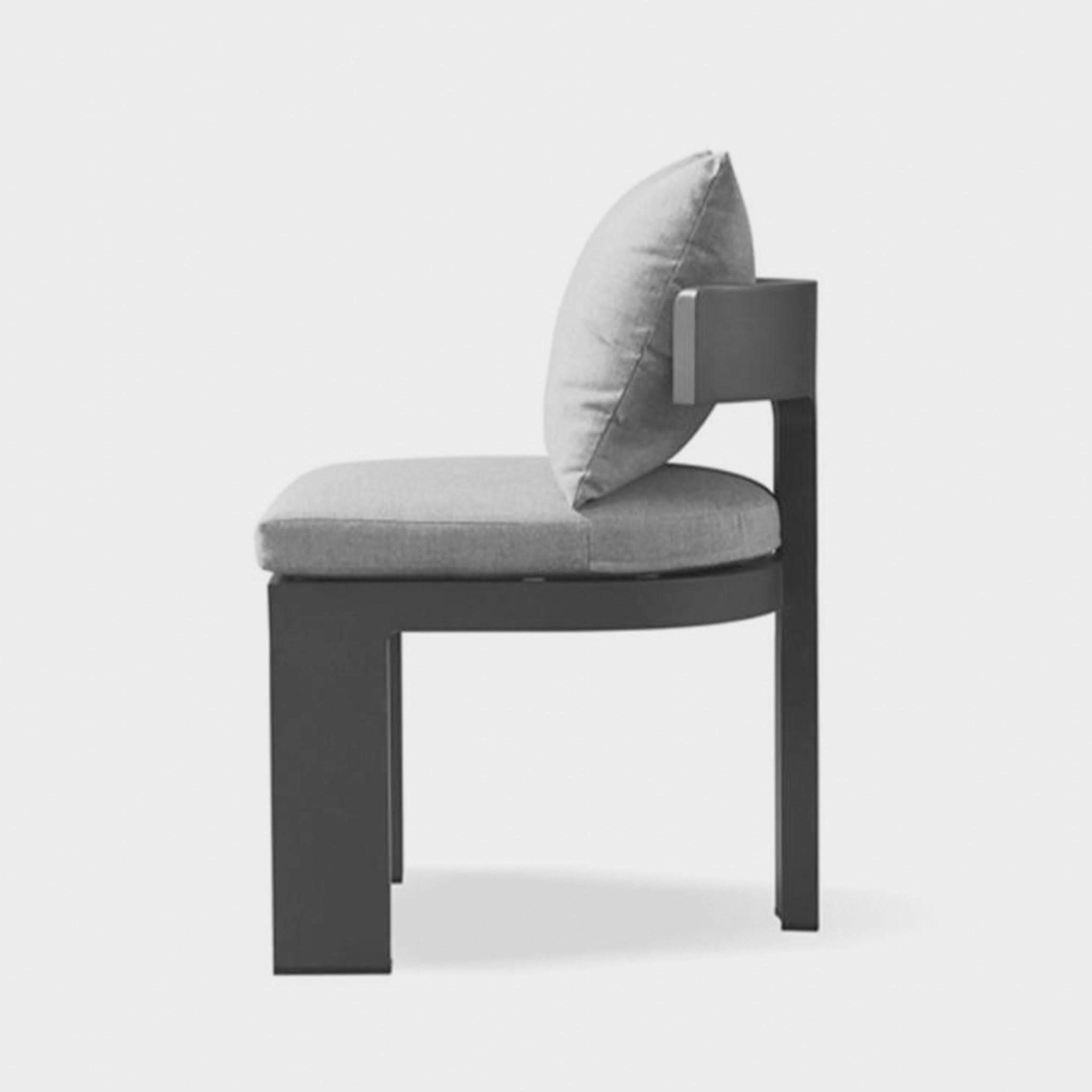 Victoria Aluminum Armless Dining Chair