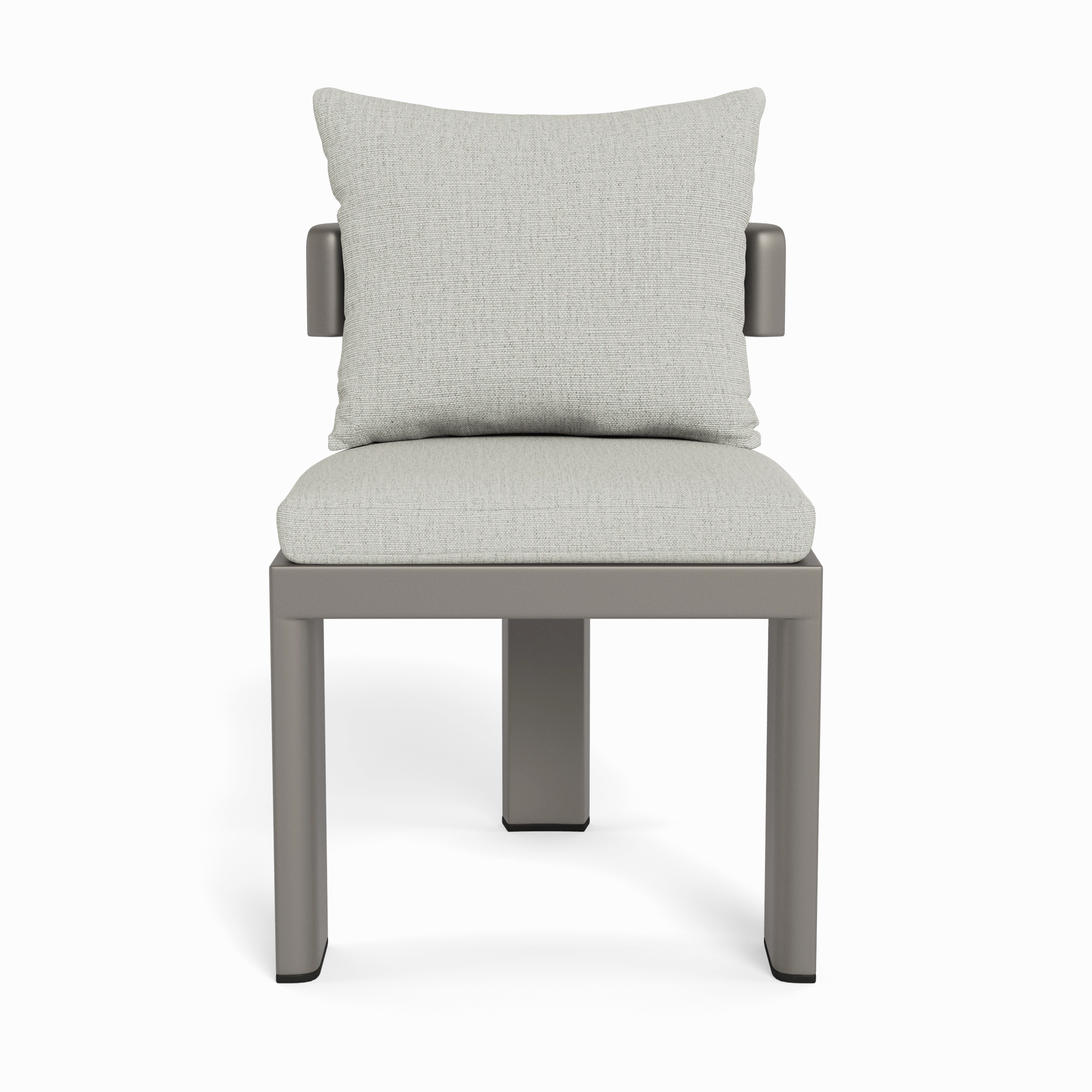 Victoria Aluminum Armless Dining Chair