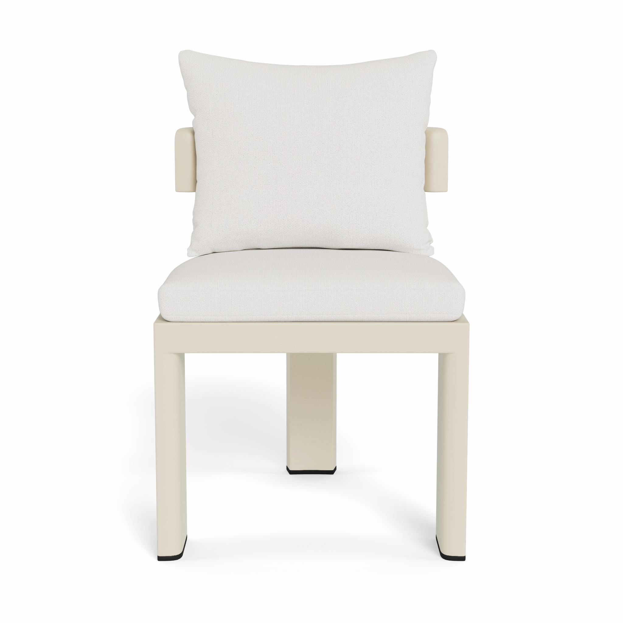 Victoria Aluminum Armless Dining Chair