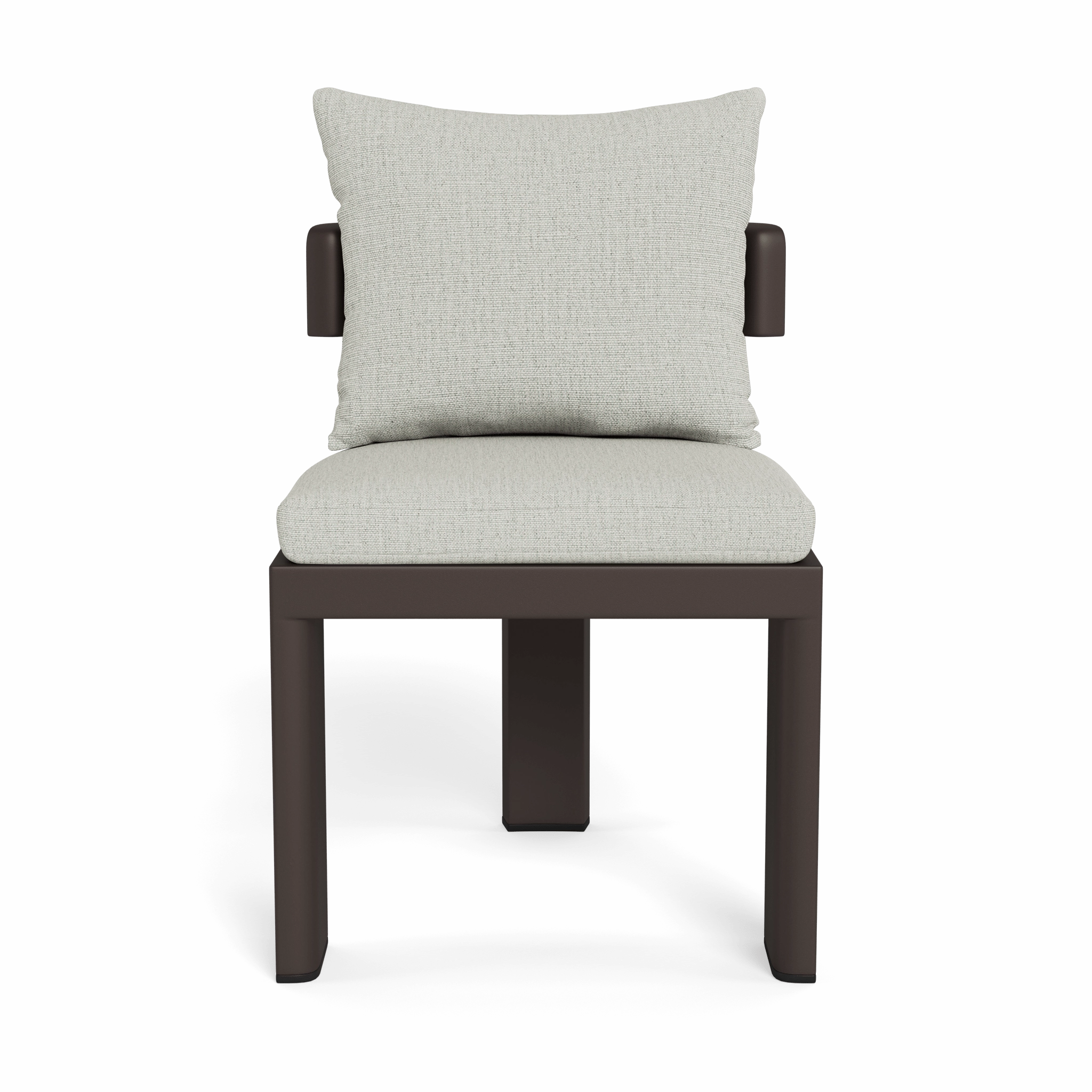 Victoria Aluminum Armless Dining Chair