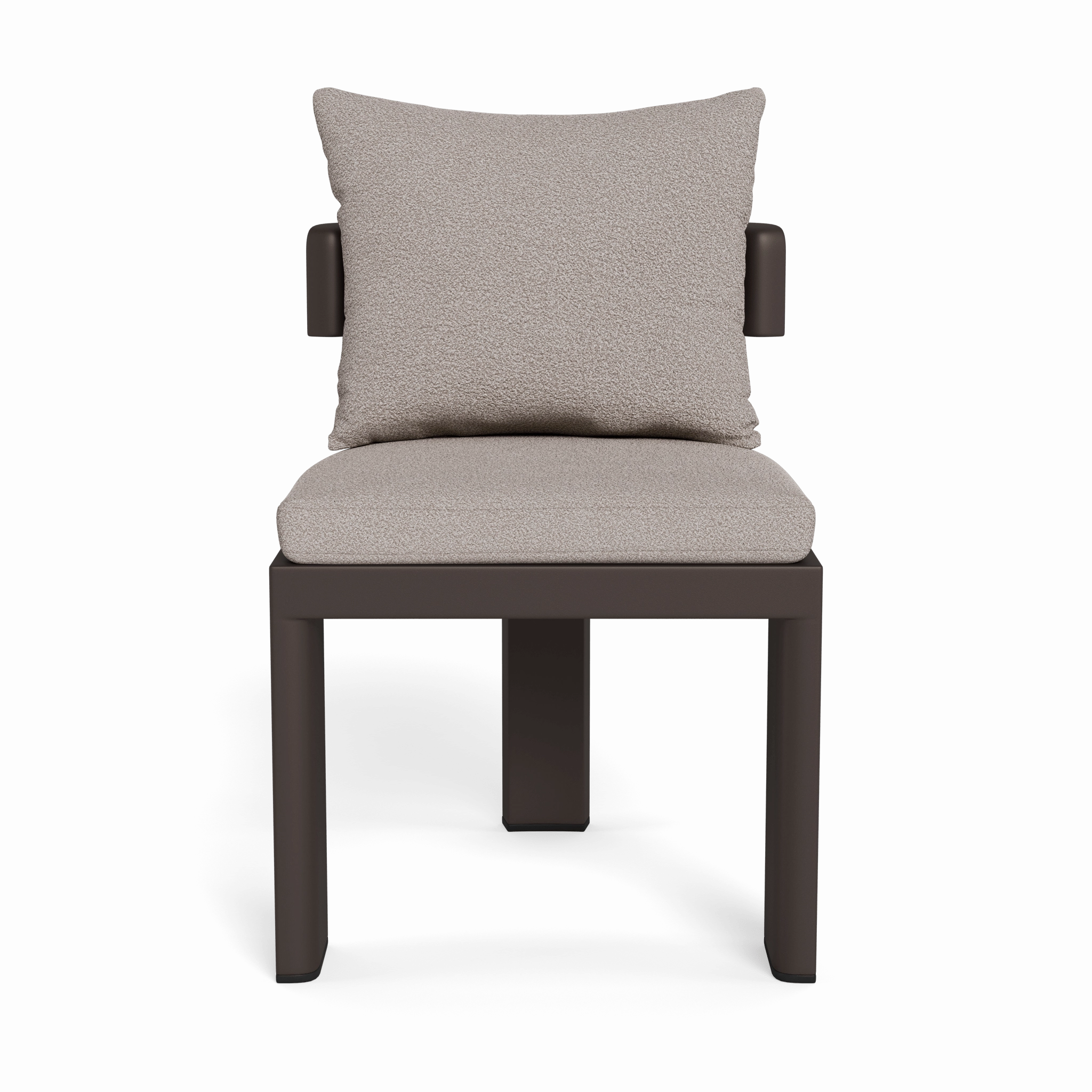 Victoria Aluminum Armless Dining Chair