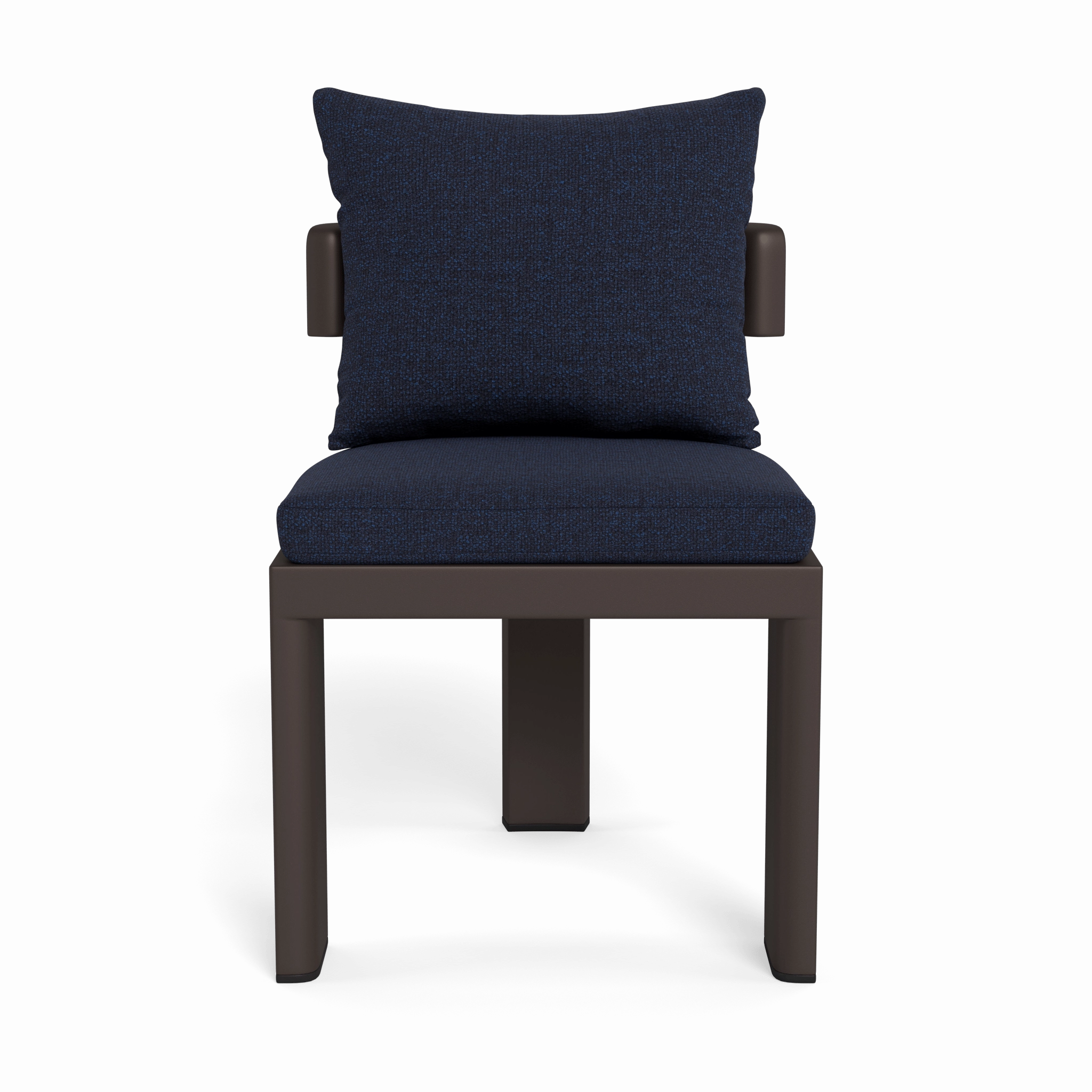 Victoria Aluminum Armless Dining Chair