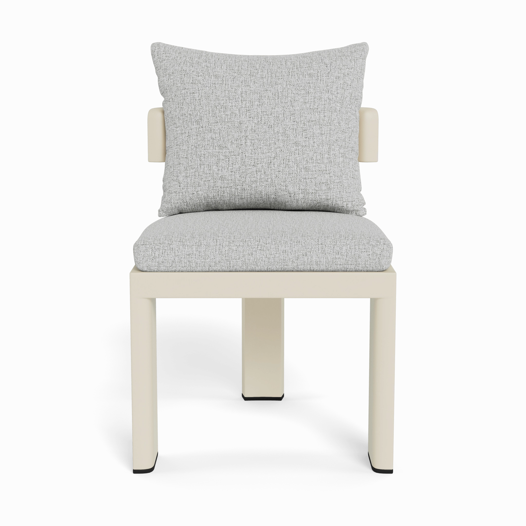 Victoria Aluminum Armless Dining Chair