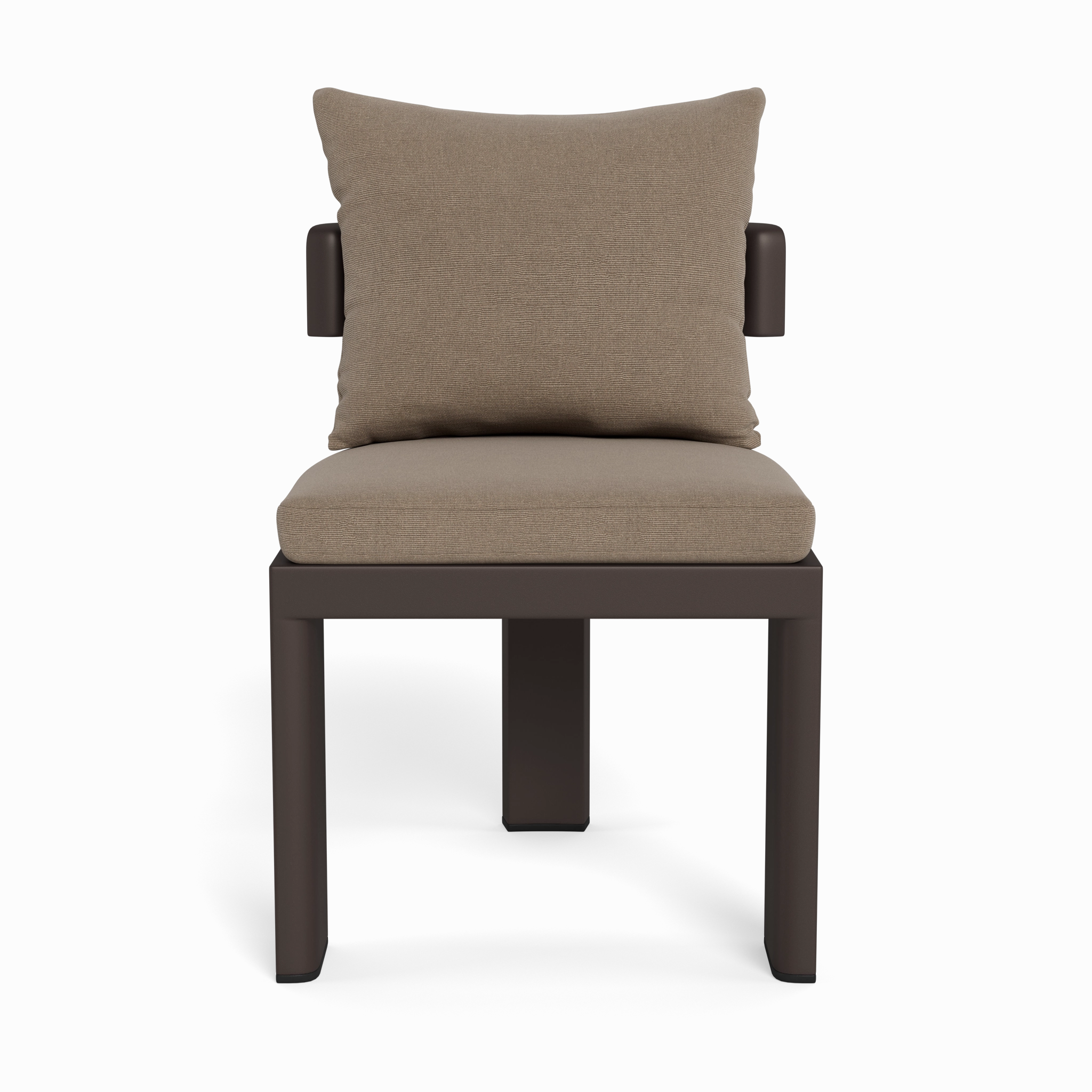 Victoria Aluminum Armless Dining Chair