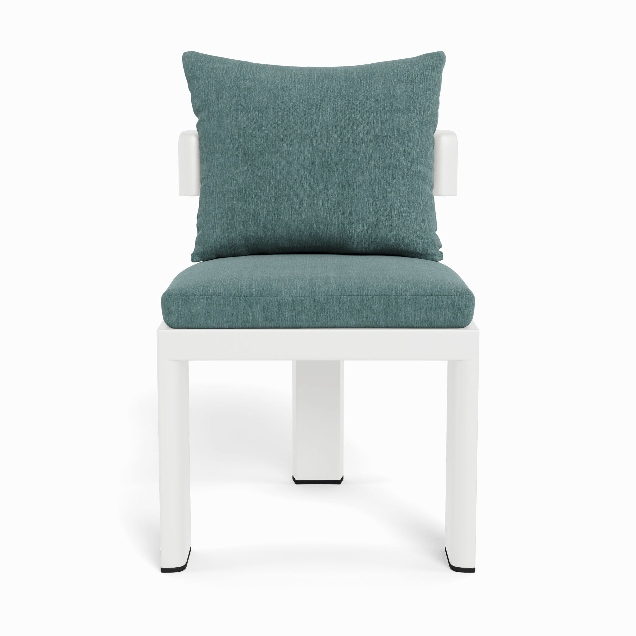 Victoria Aluminum Armless Dining Chair