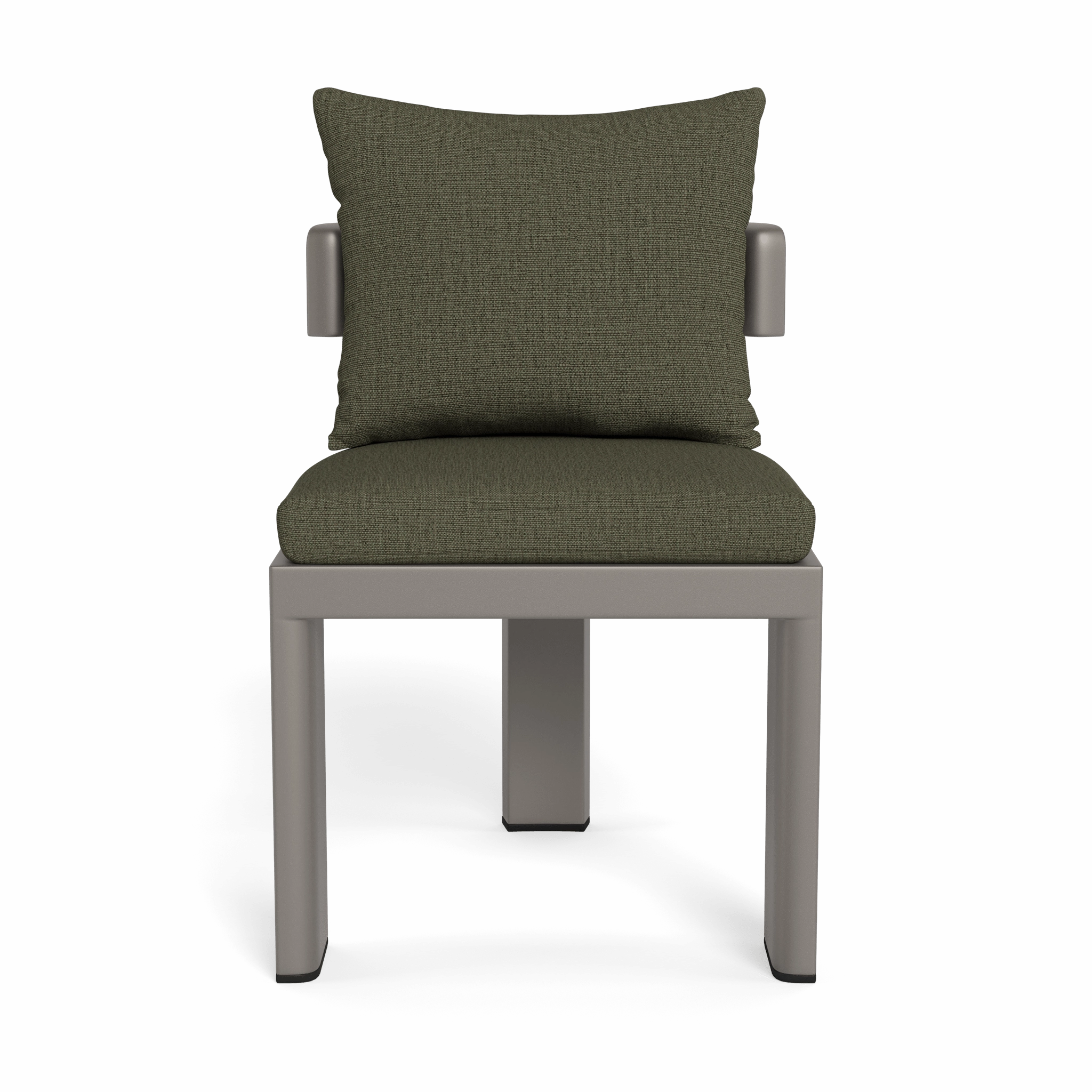 Victoria Aluminum Armless Dining Chair