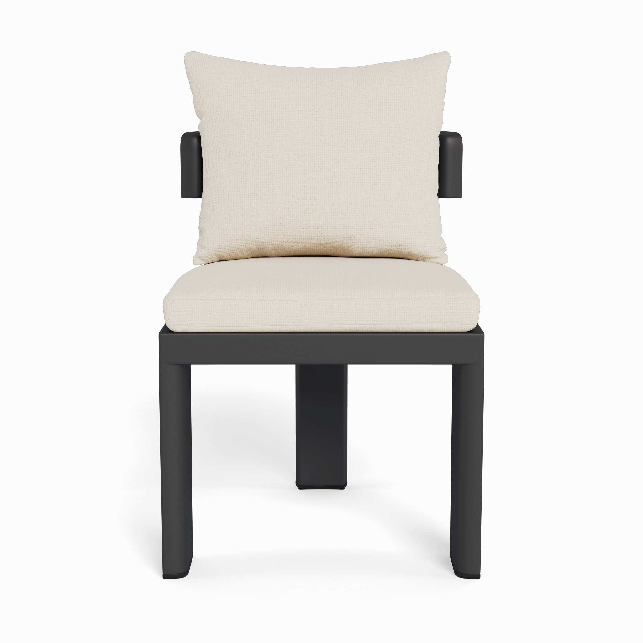 Victoria Aluminum Armless Dining Chair