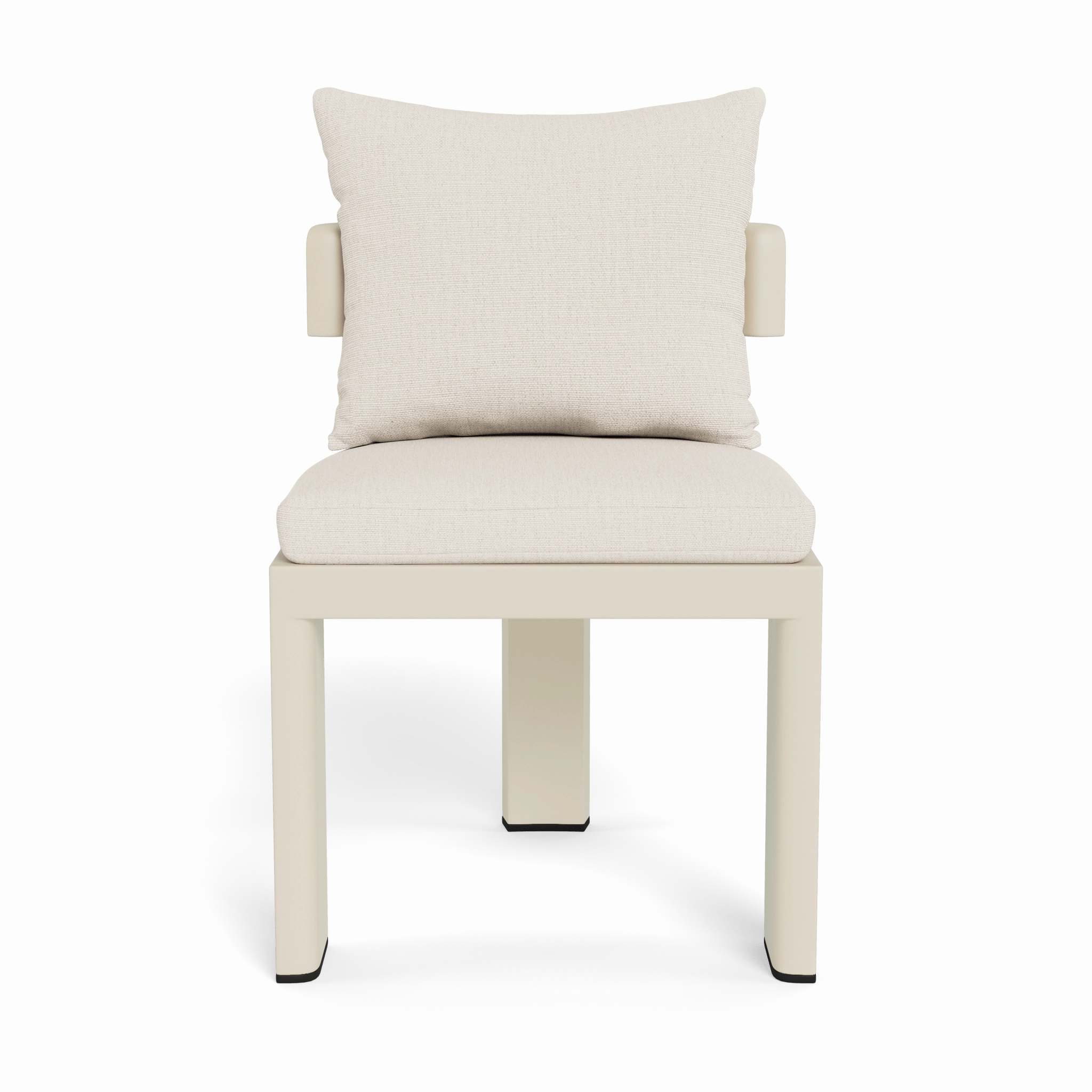 Victoria Aluminum Armless Dining Chair
