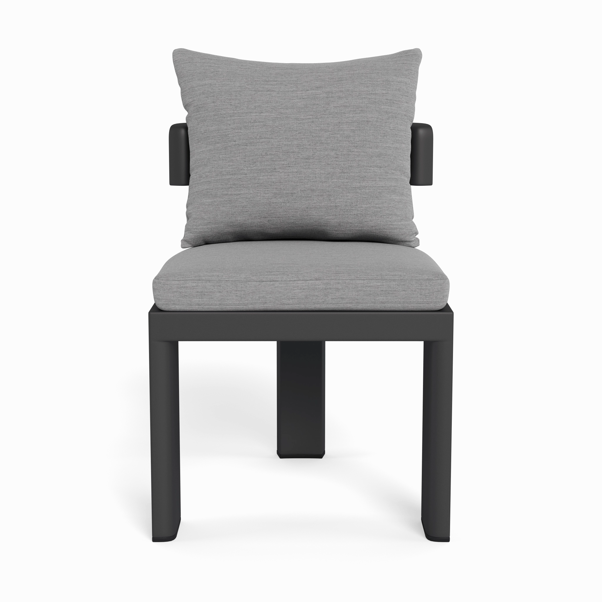 Victoria Aluminum Armless Dining Chair