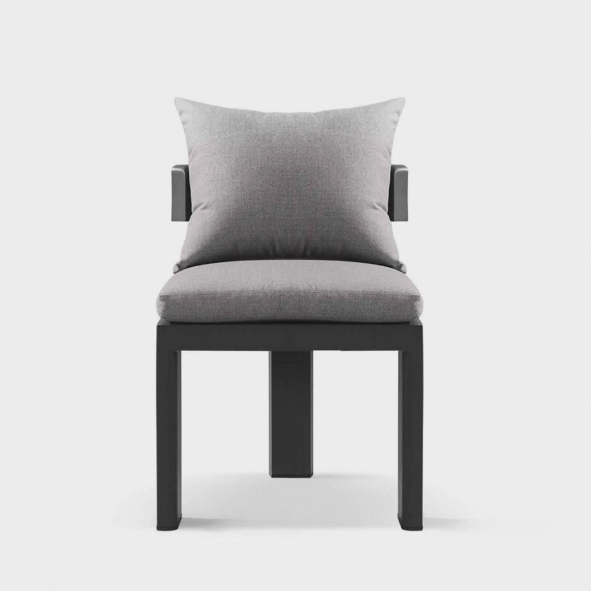 Victoria Aluminum Armless Dining Chair