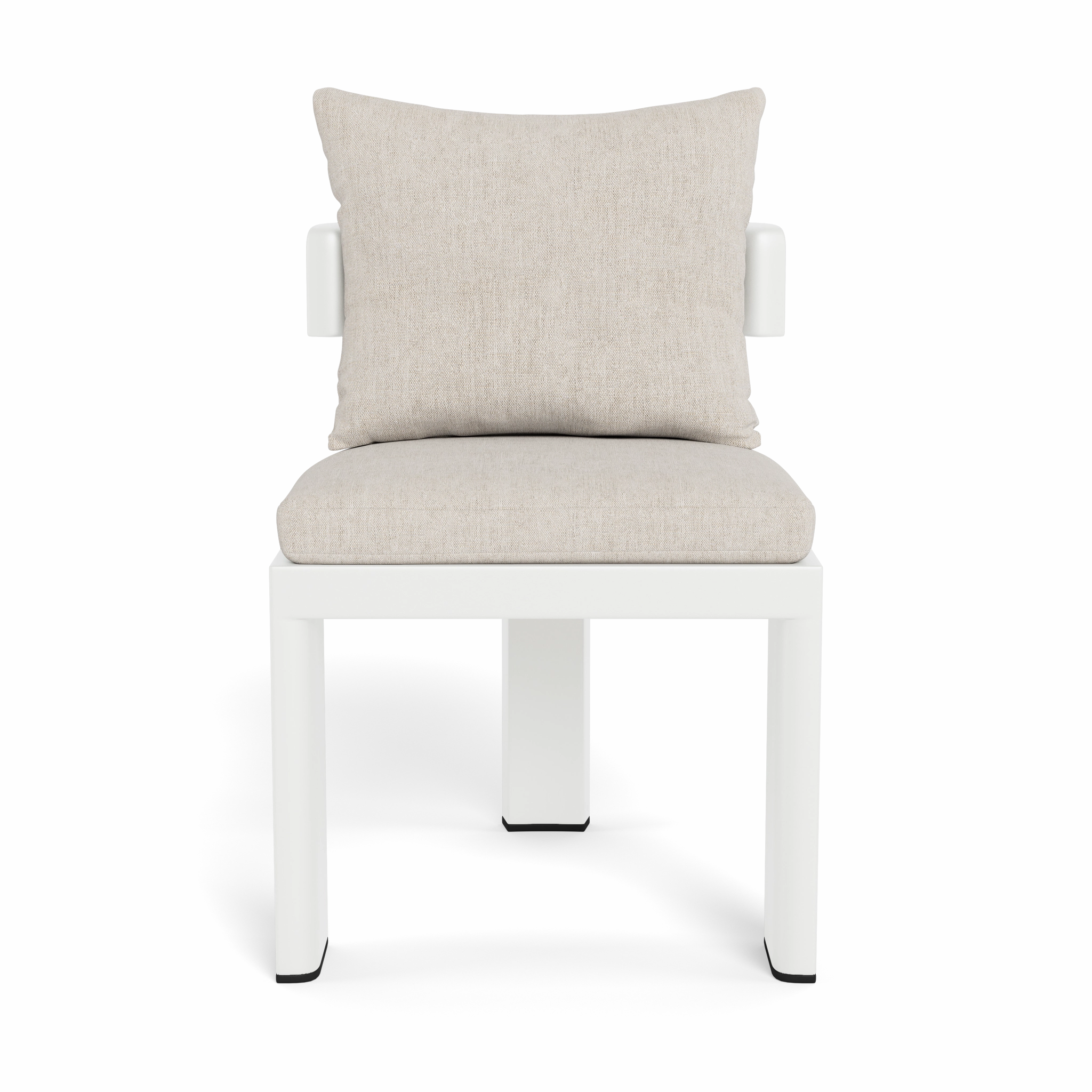 Victoria Aluminum Armless Dining Chair