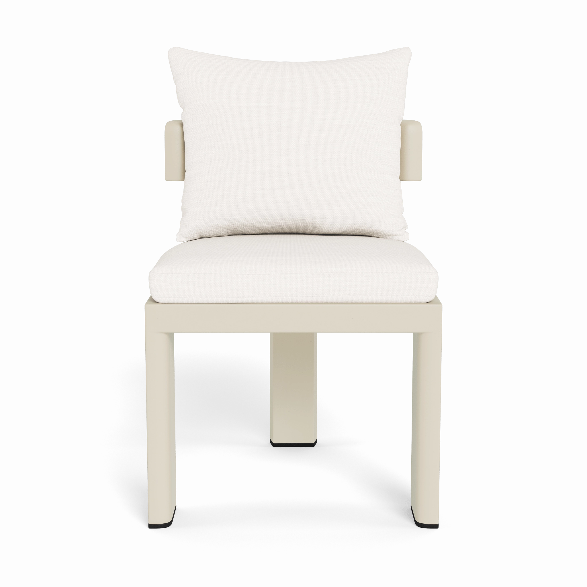 Victoria Aluminum Armless Dining Chair