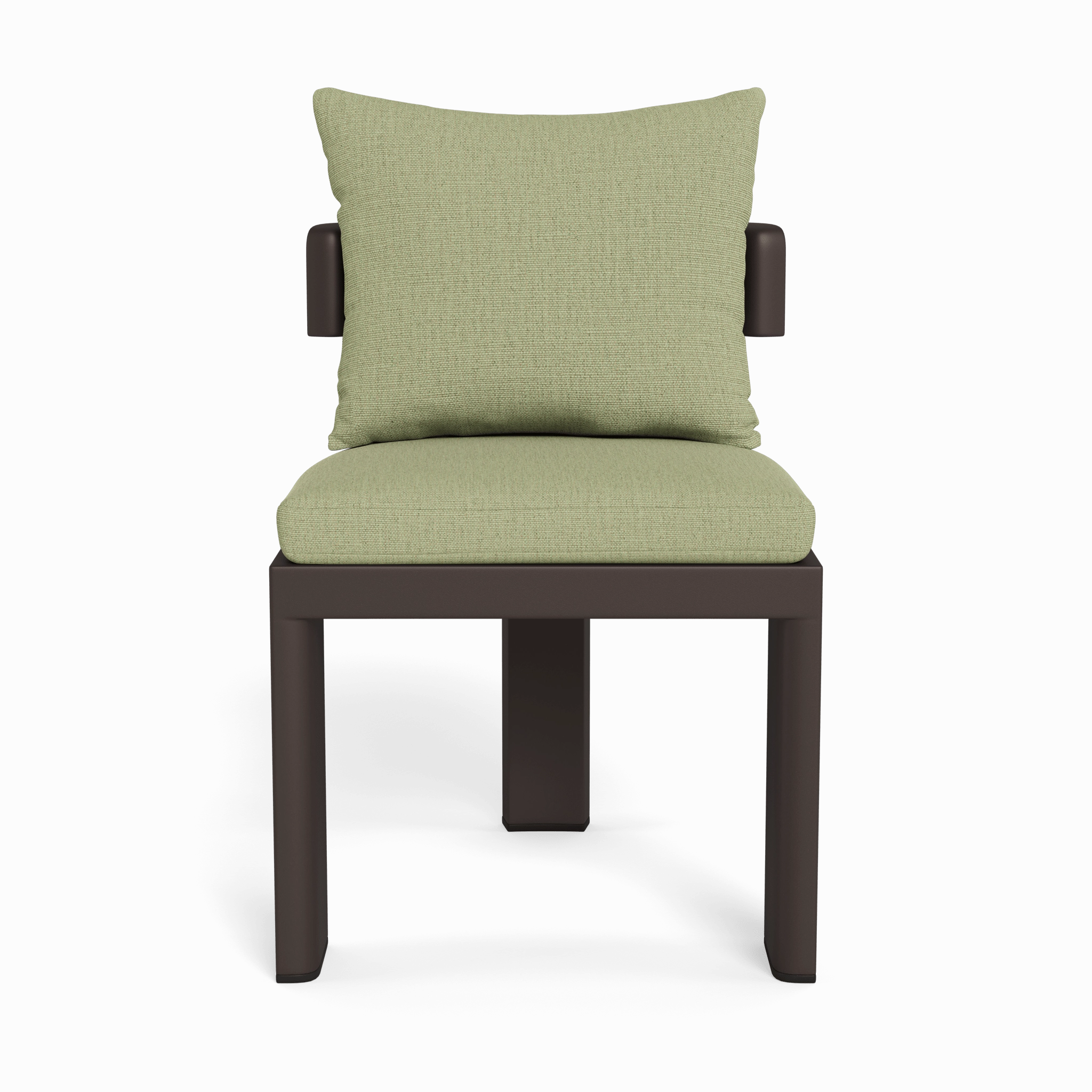 Victoria Aluminum Armless Dining Chair