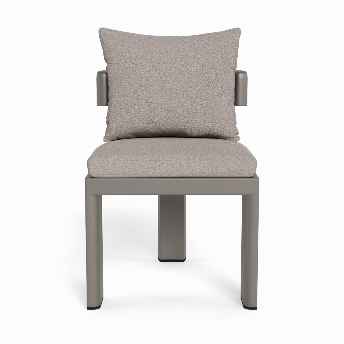 Victoria Aluminum Armless Dining Chair