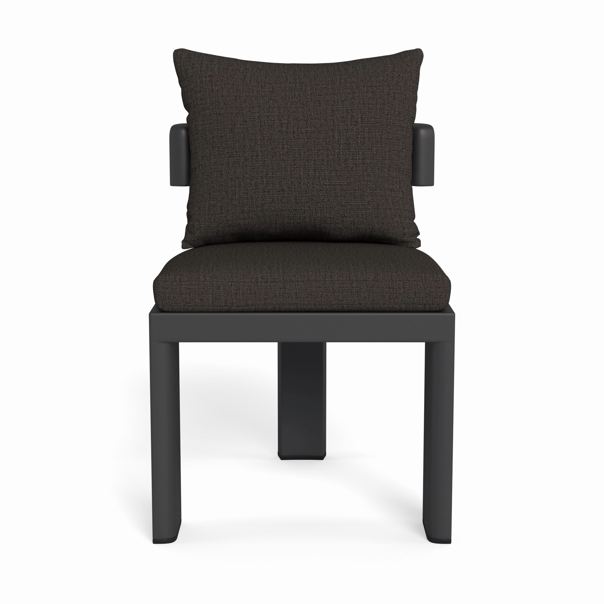 Victoria Aluminum Armless Dining Chair