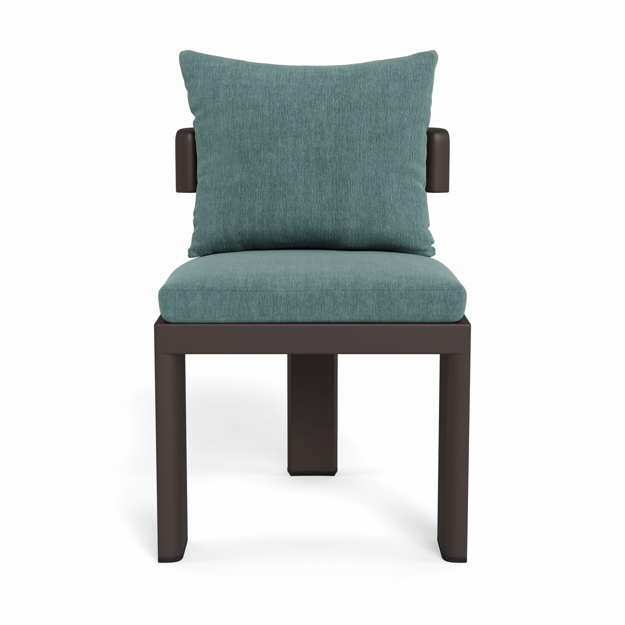 Victoria Aluminum Armless Dining Chair