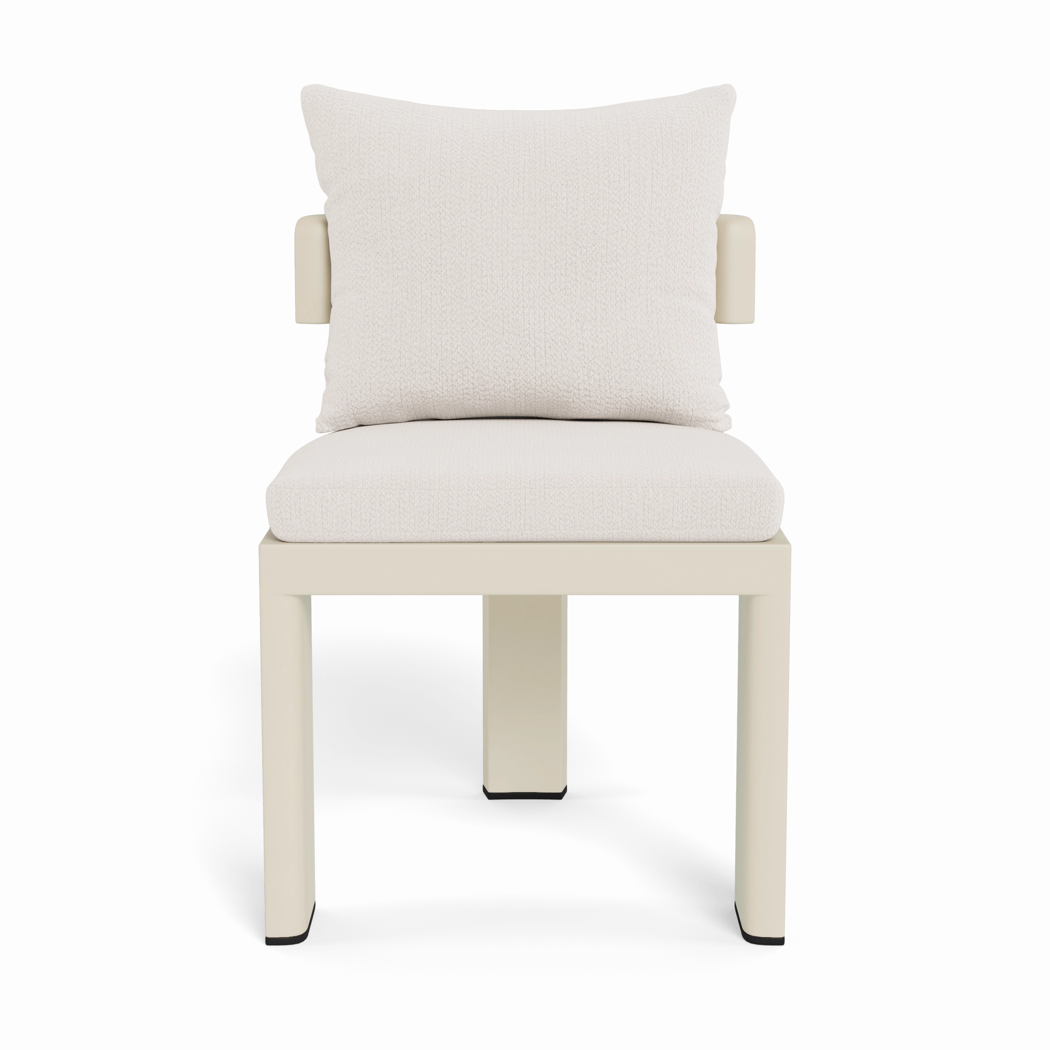 Victoria Aluminum Armless Dining Chair