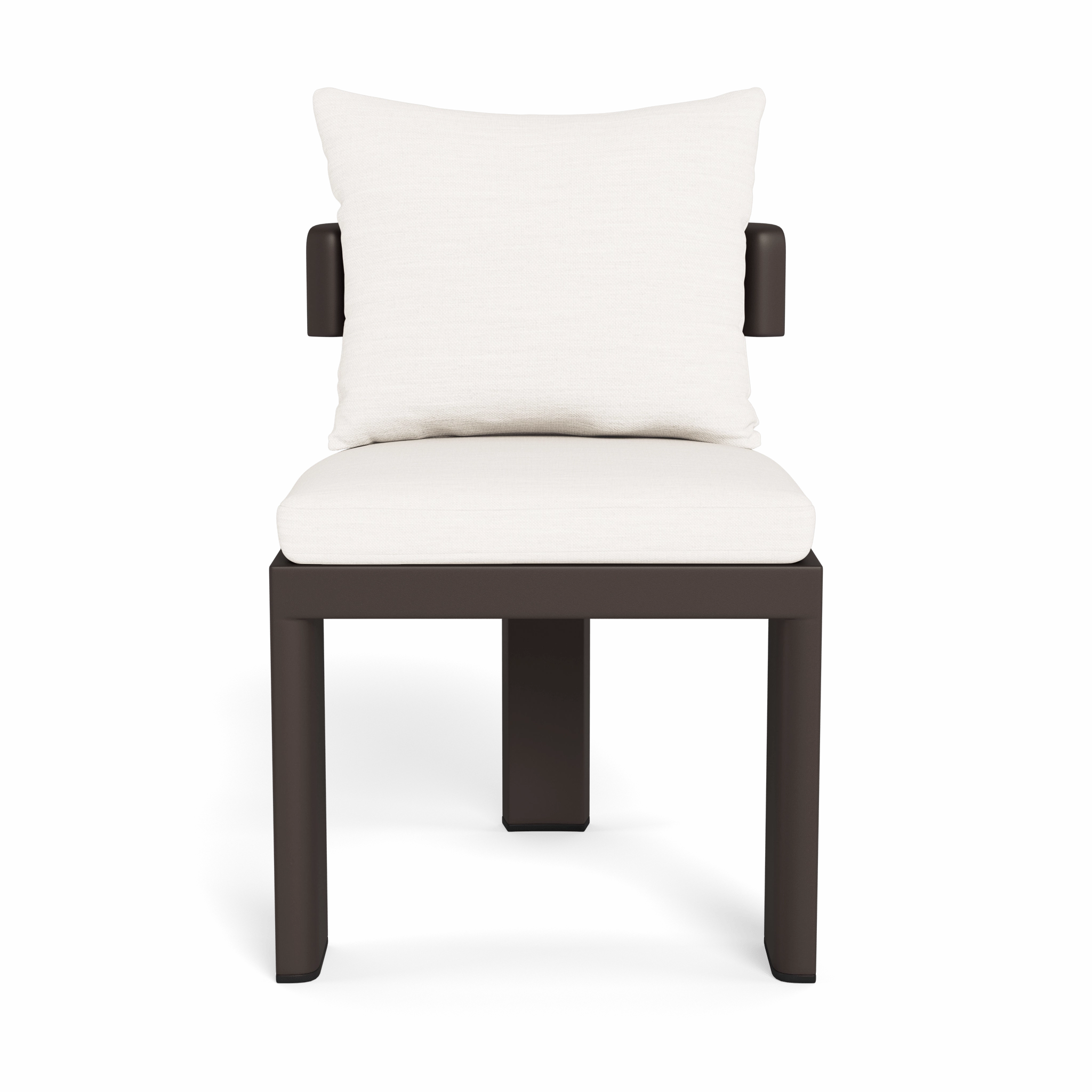 Victoria Aluminum Armless Dining Chair