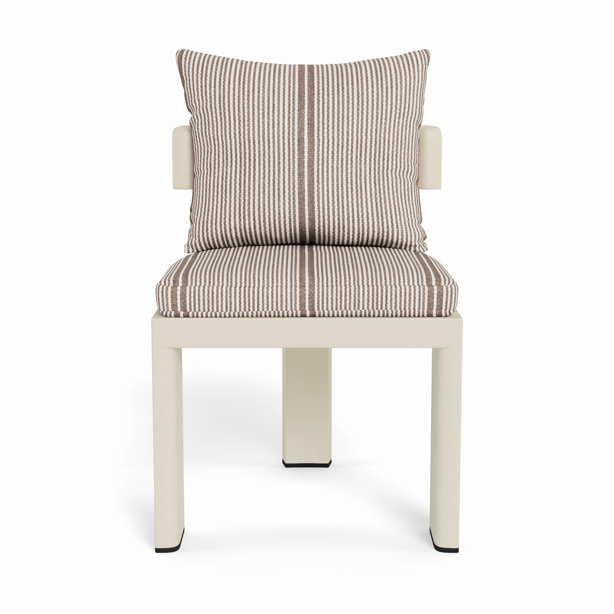 Victoria Aluminum Armless Dining Chair