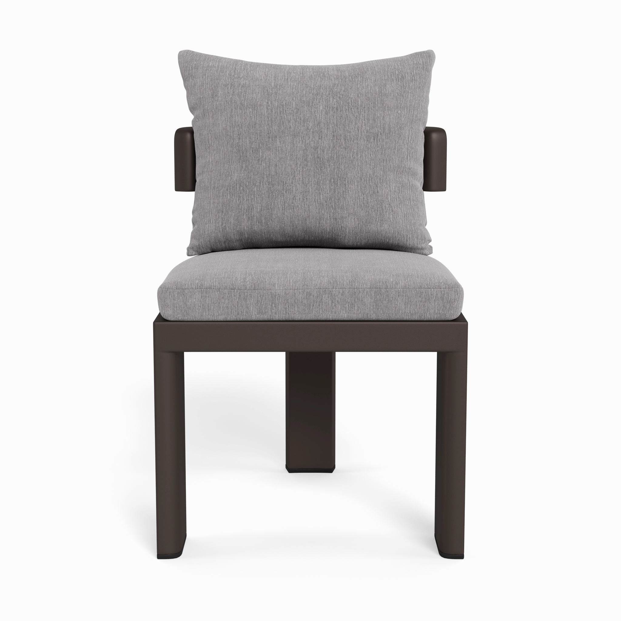 Victoria Aluminum Armless Dining Chair
