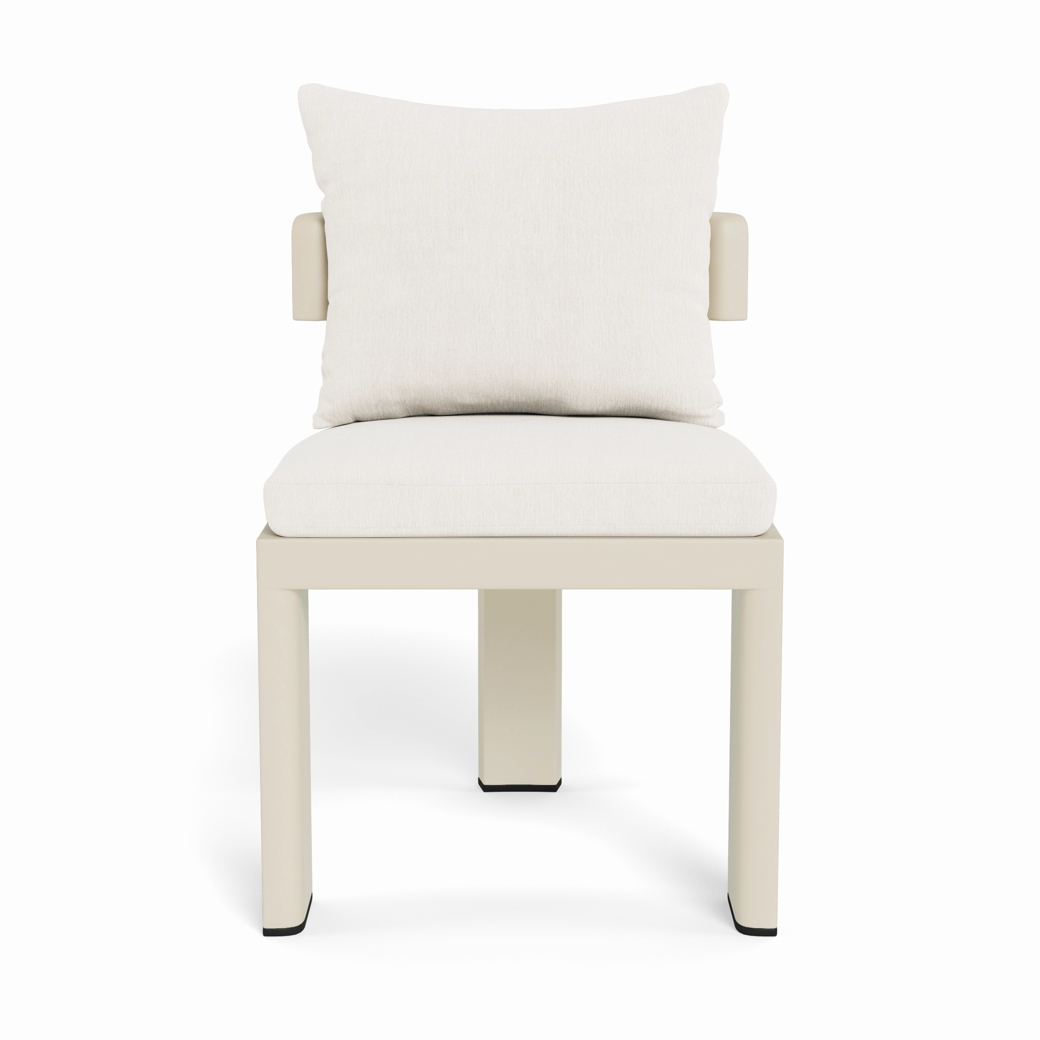 Victoria Aluminum Armless Dining Chair