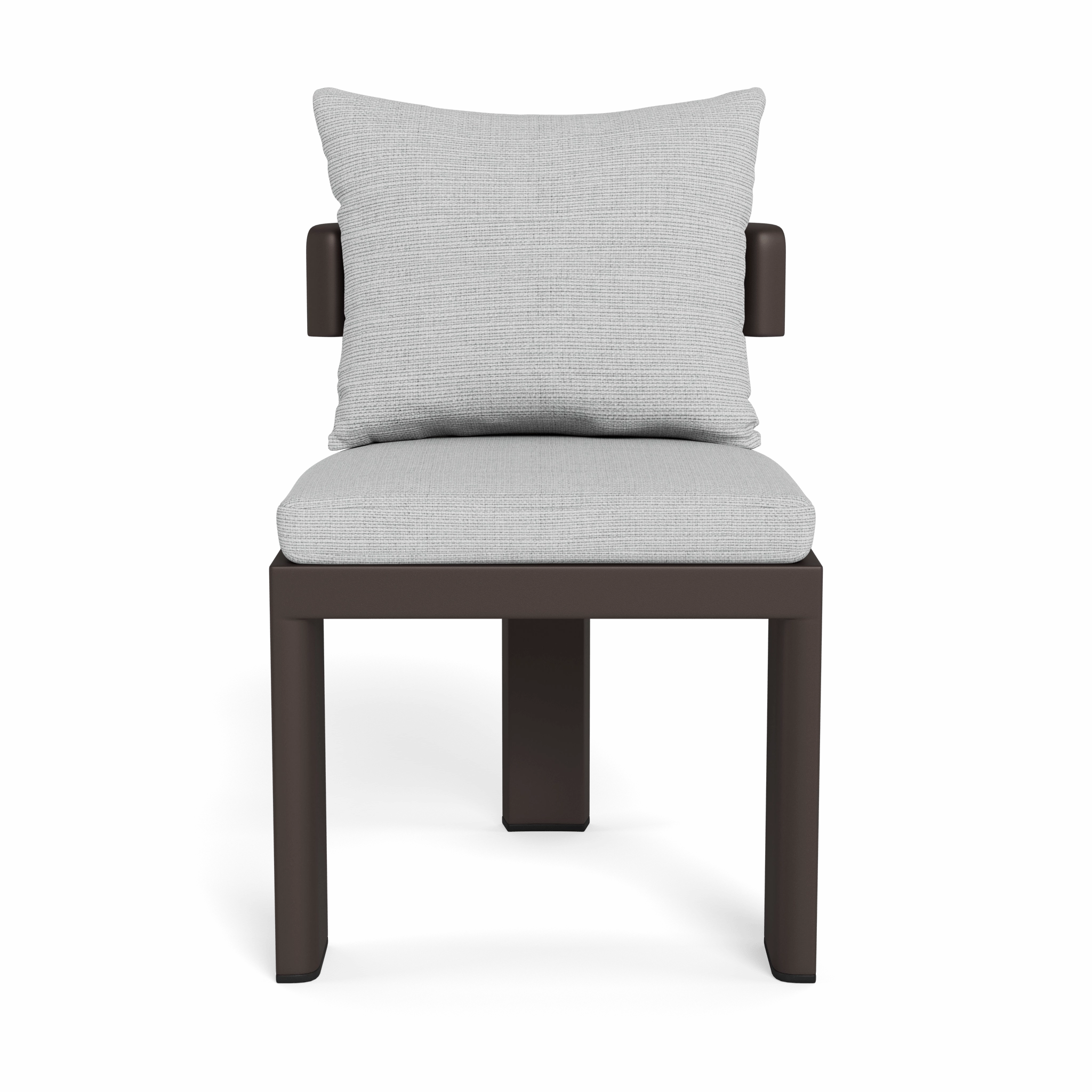Victoria Aluminum Armless Dining Chair