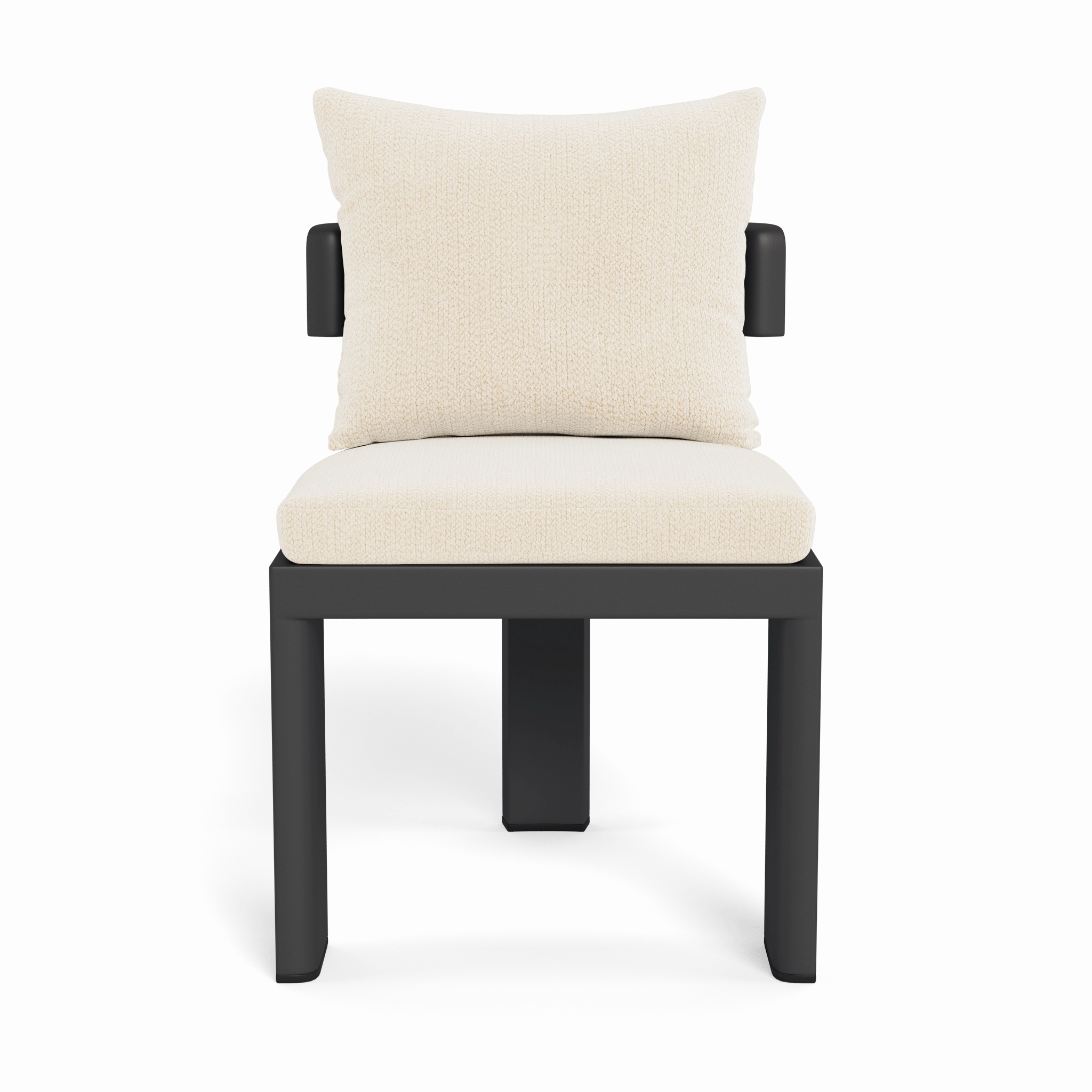 Victoria Aluminum Armless Dining Chair