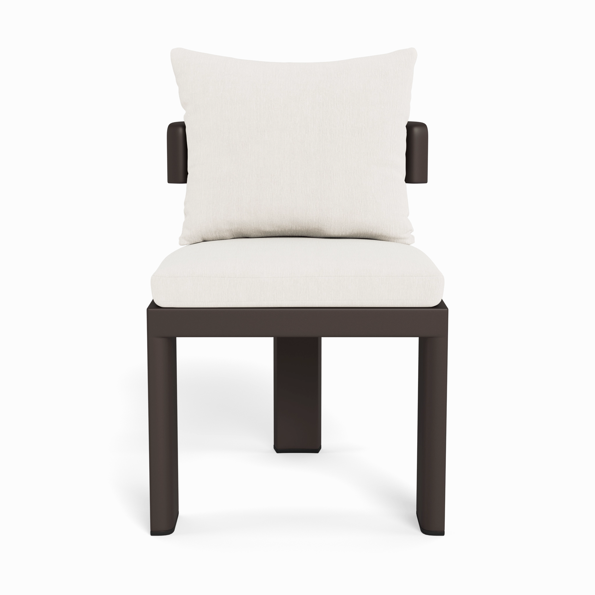 Victoria Aluminum Armless Dining Chair