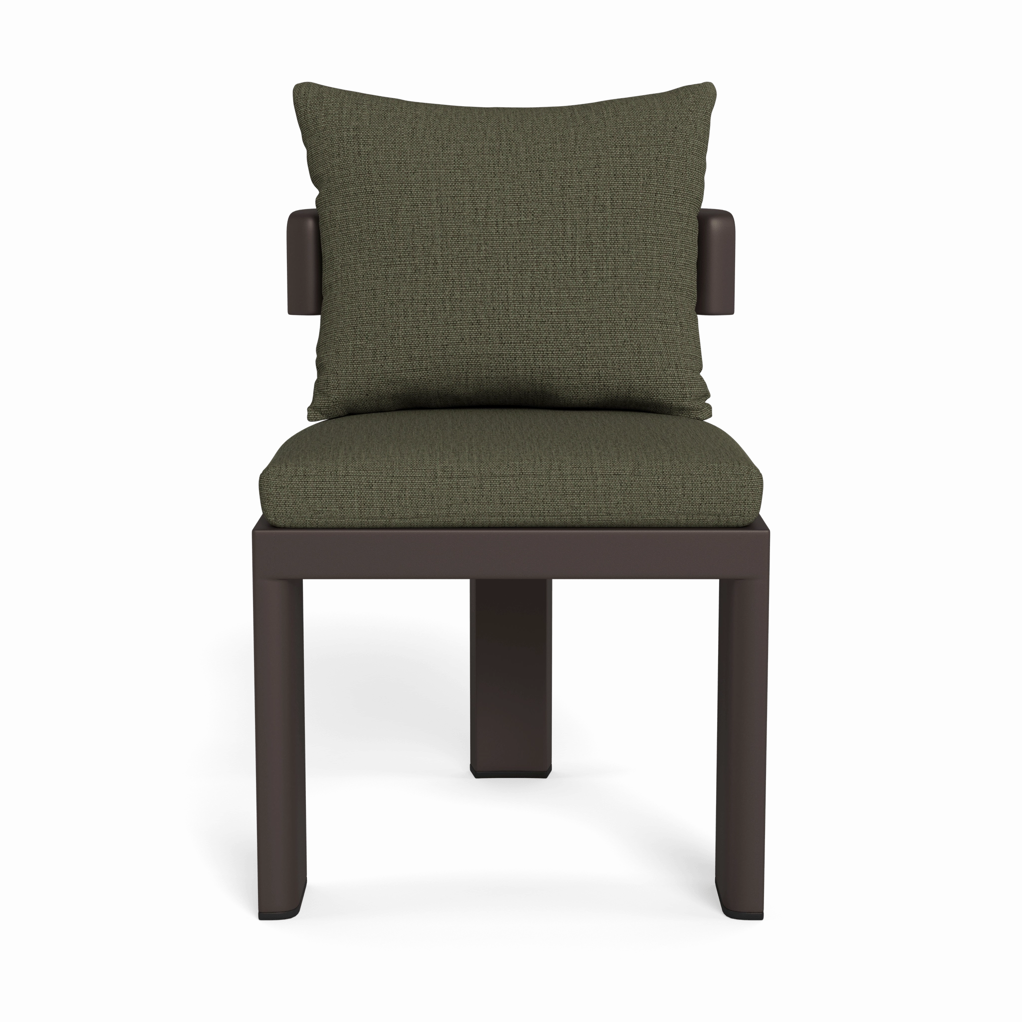 Victoria Aluminum Armless Dining Chair