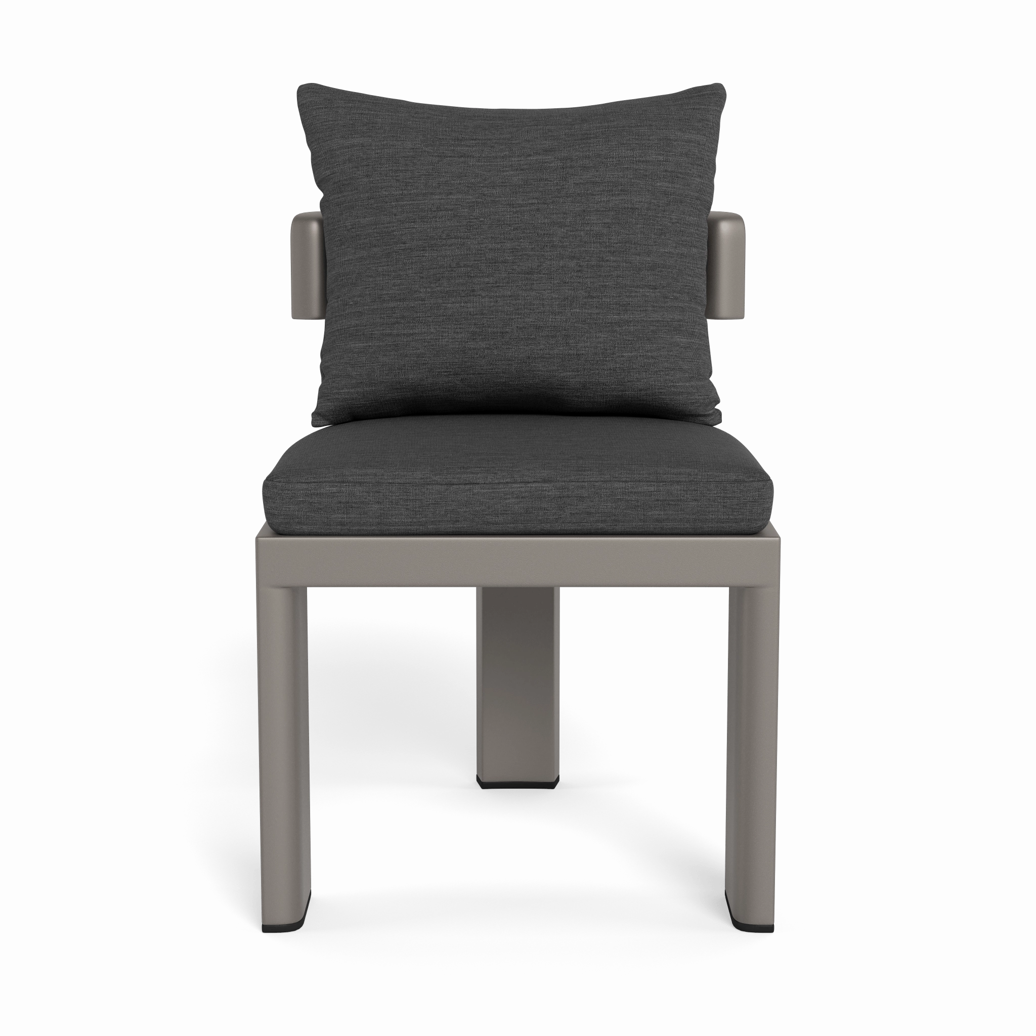 Victoria Aluminum Armless Dining Chair
