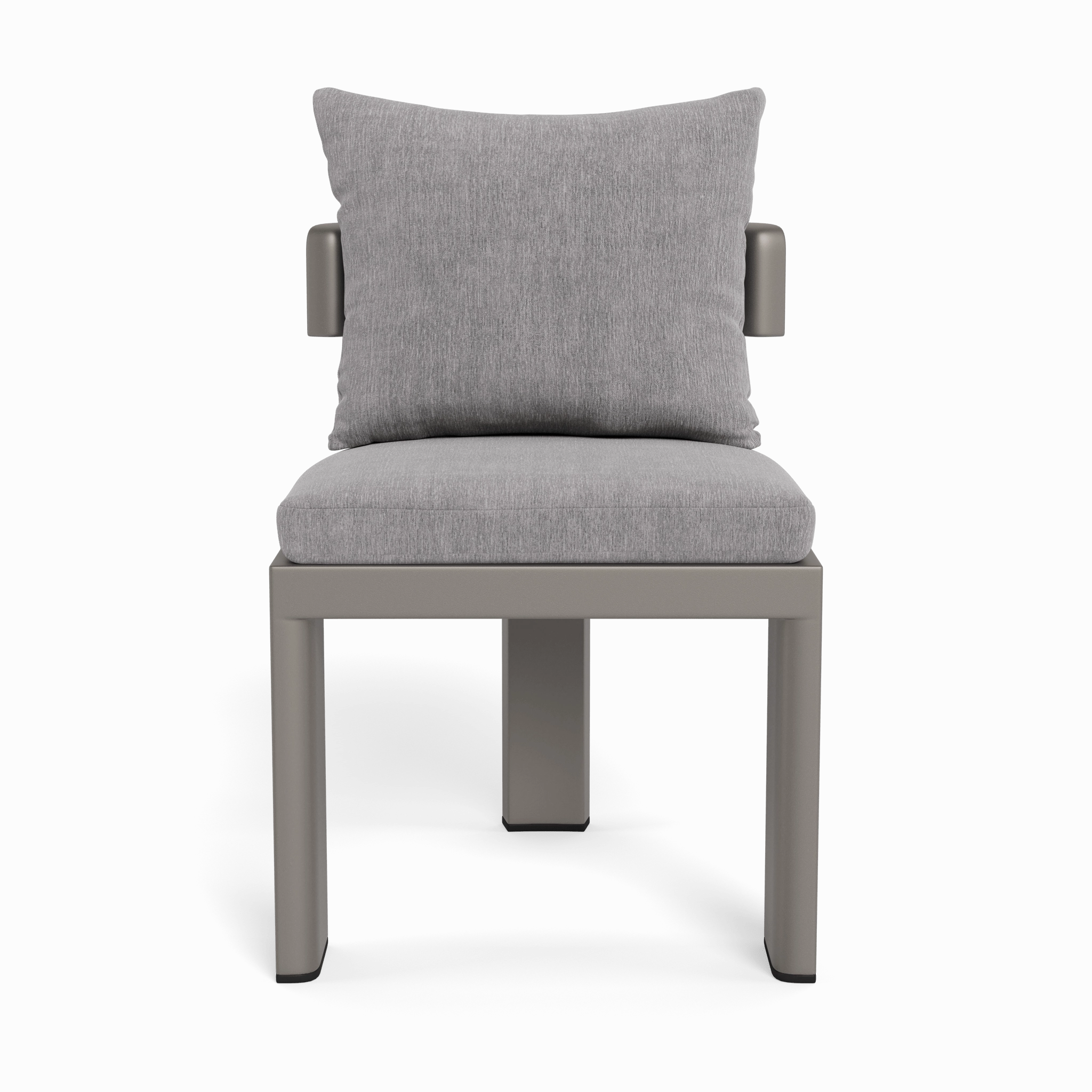 Victoria Aluminum Armless Dining Chair